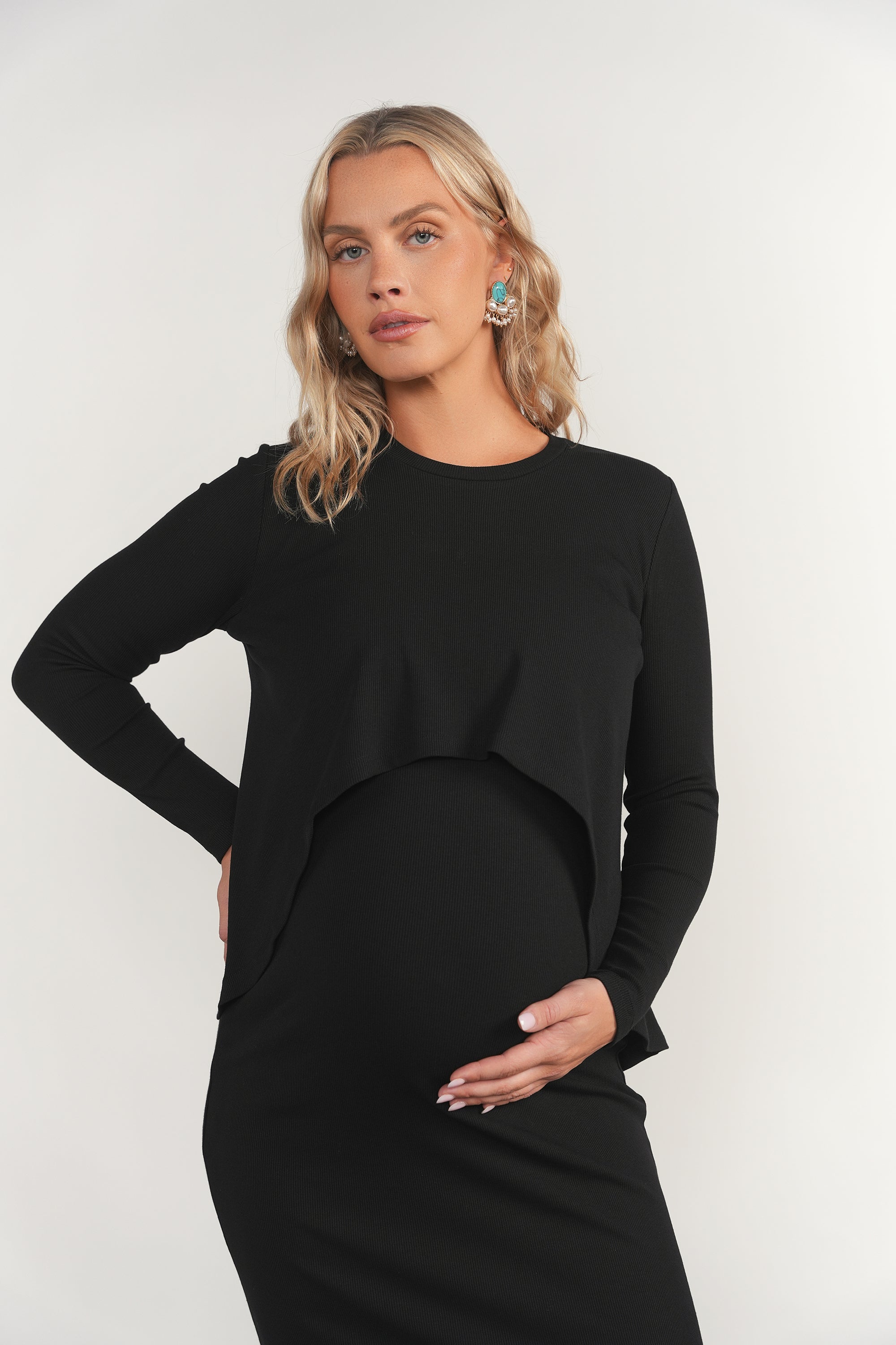 Sanaga Maternity Set in Black