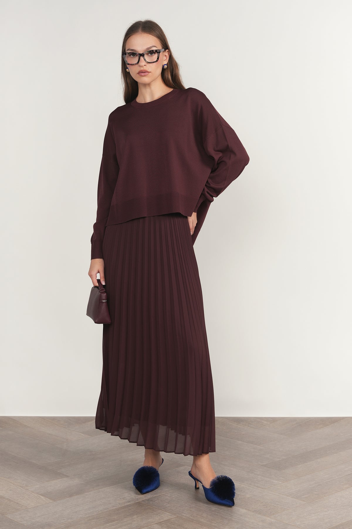 Vaal Skirt in Plum