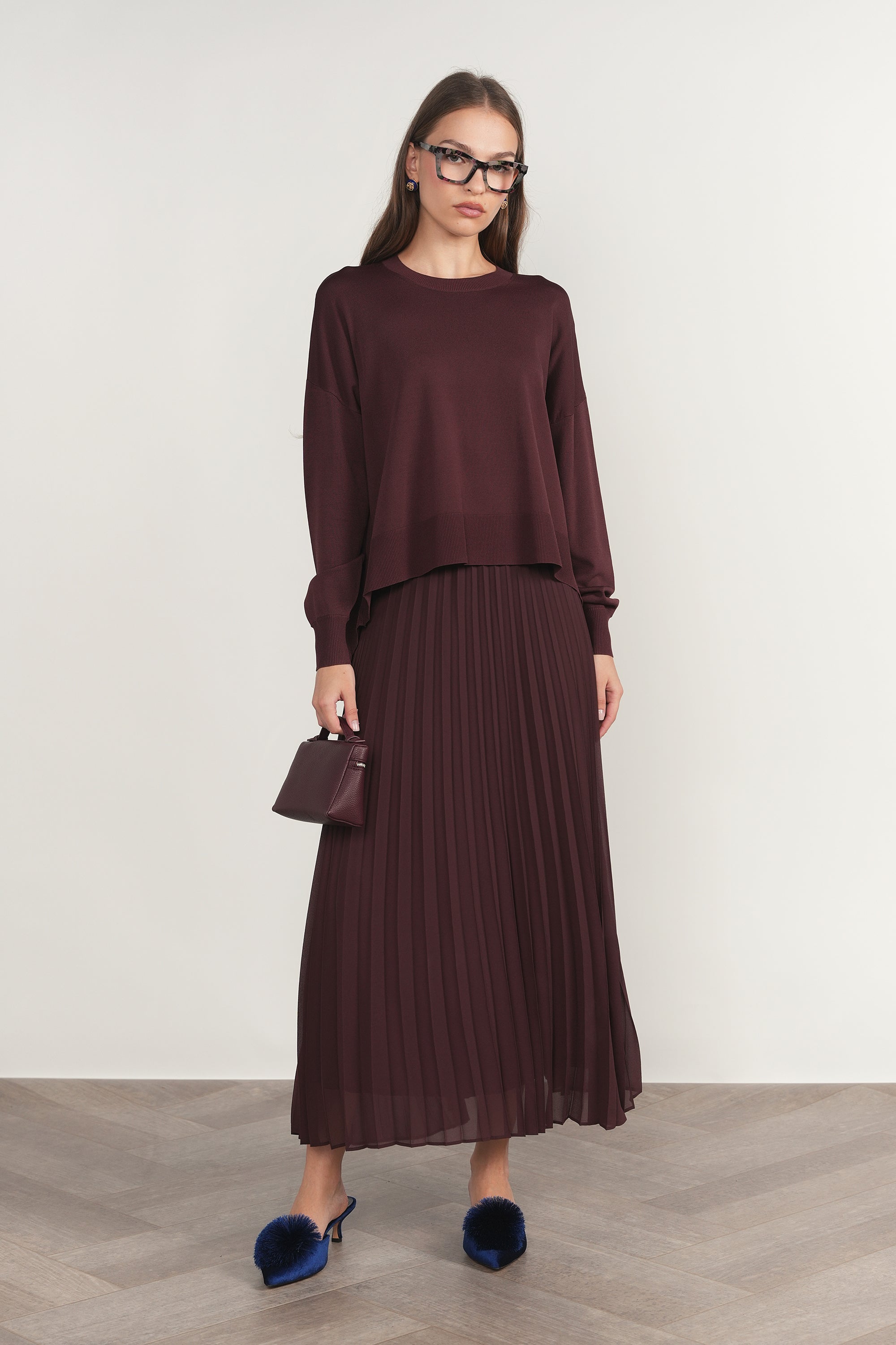 Vaal Sweater in Plum