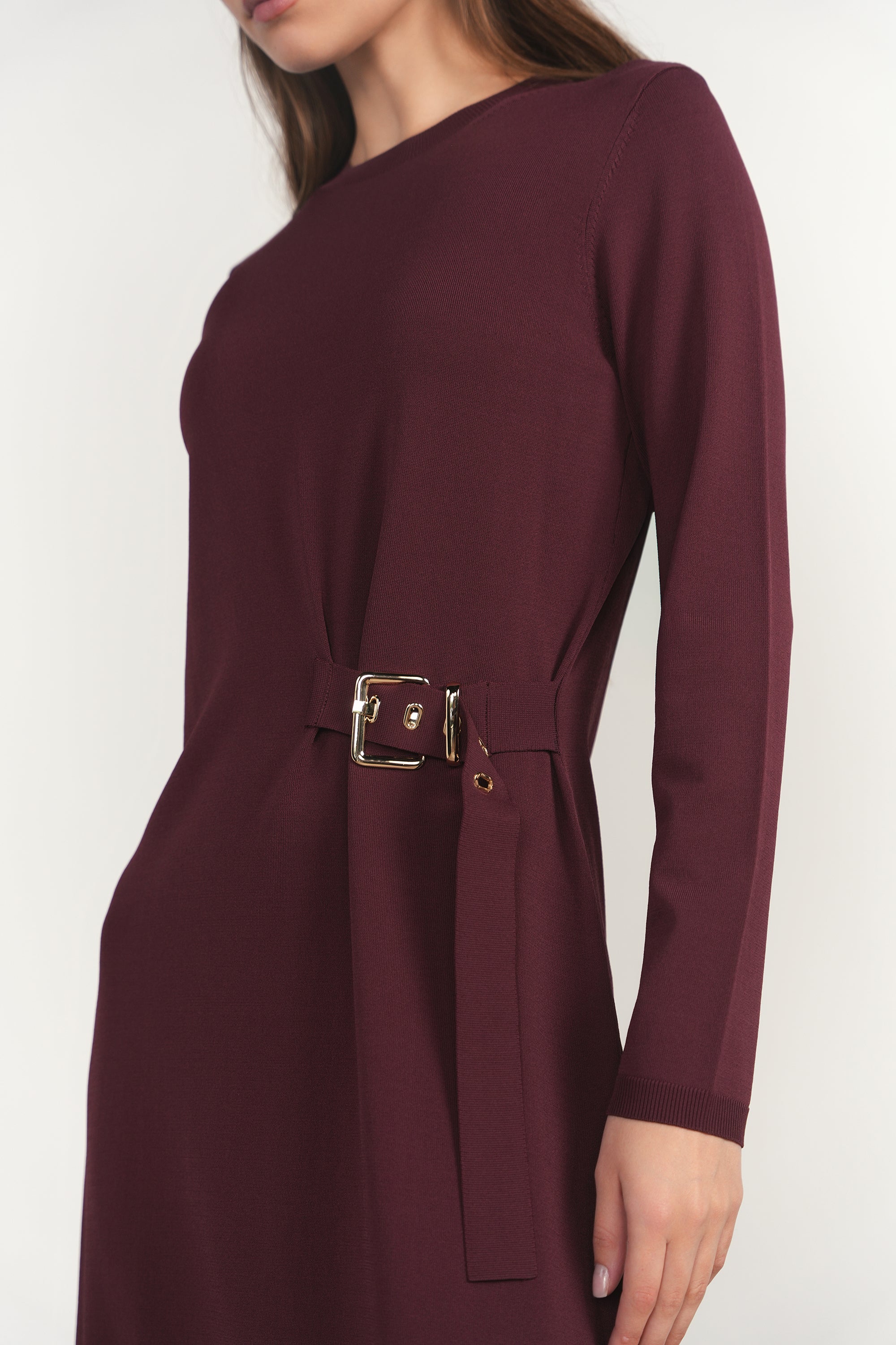 Morava Dress in Antique Berry