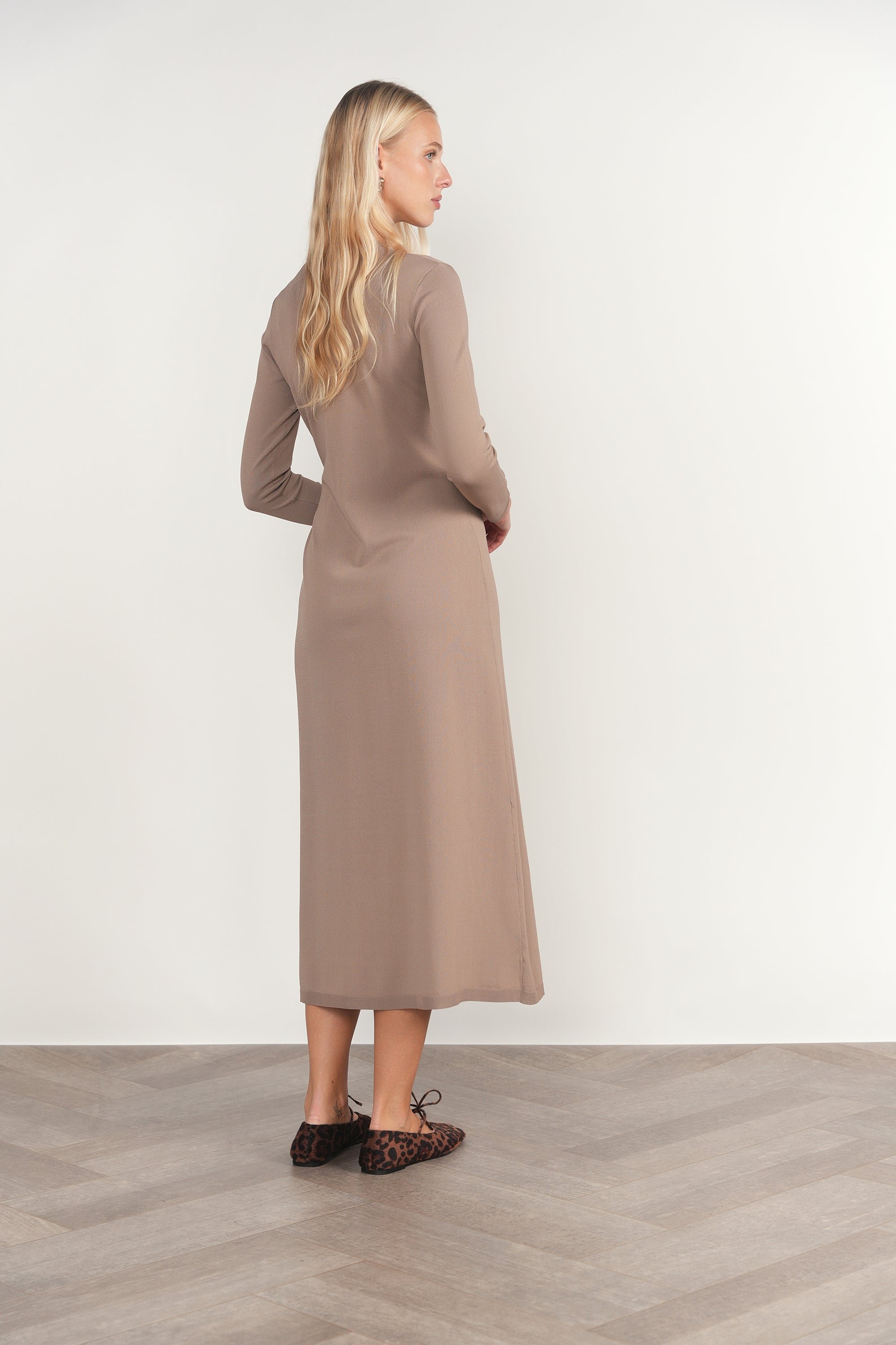 Morava Dress in Sandstone