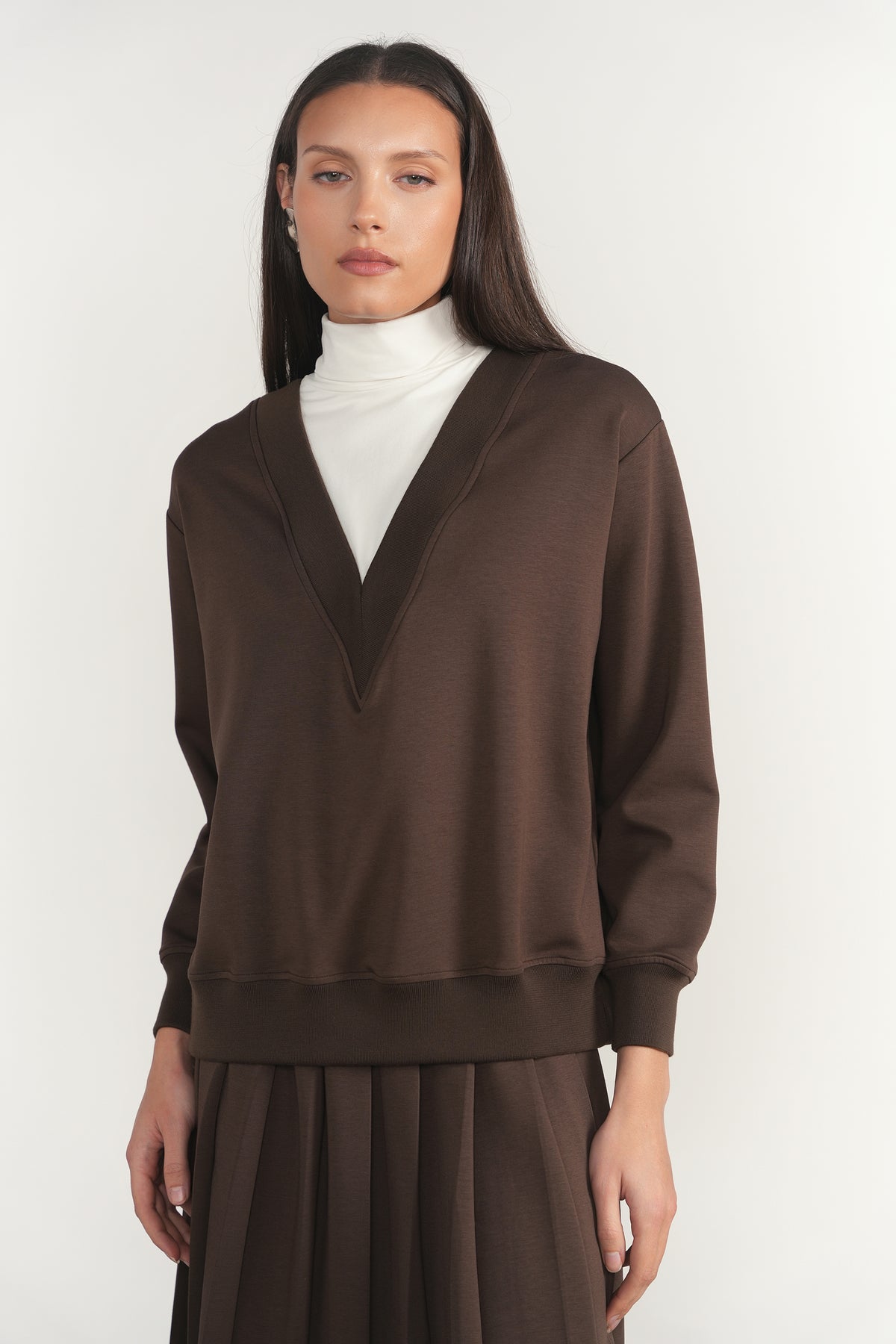 Sava Sweater in Fudge