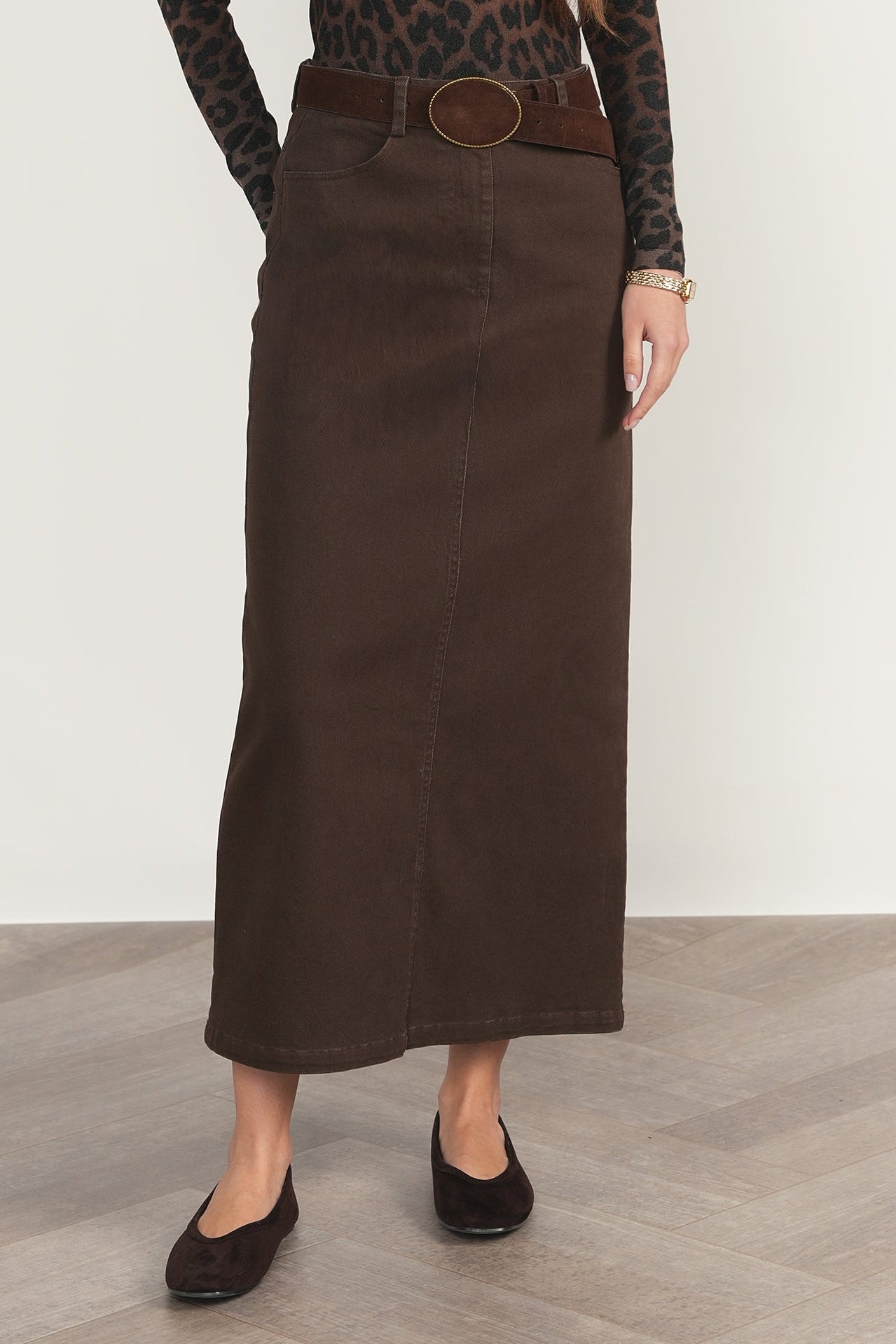 Elbe Skirt in Fudge