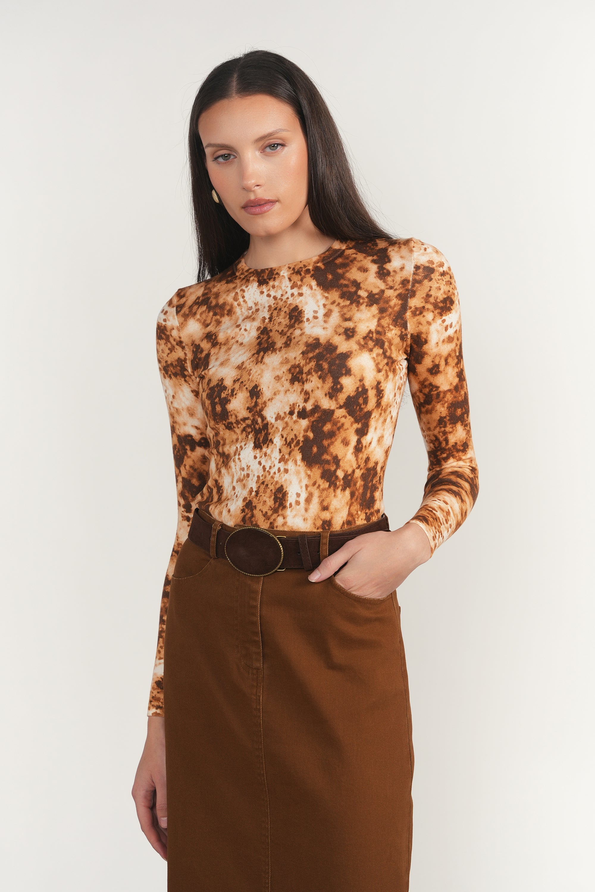 Kasai Sweater in Cinnamon