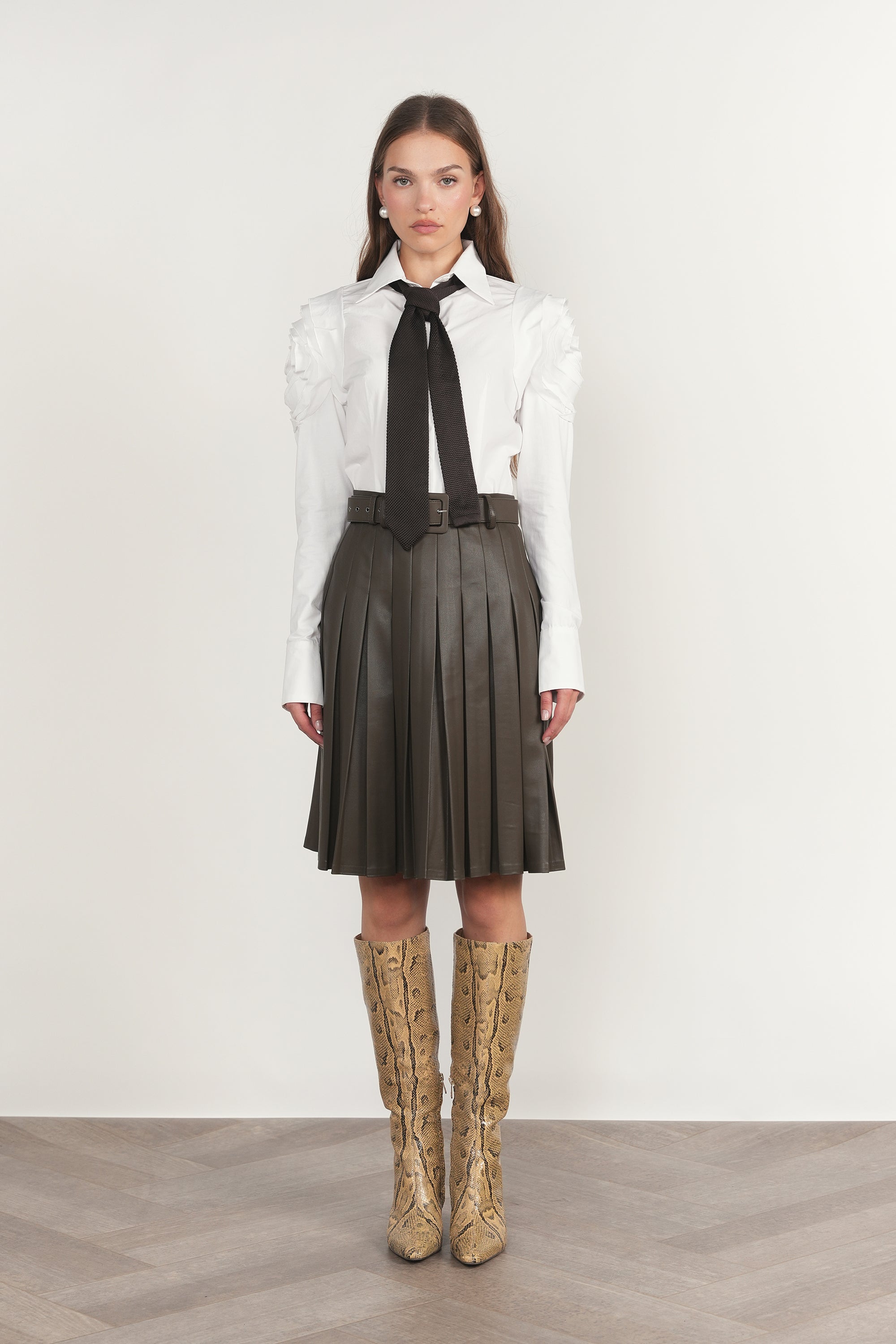 Yarra Skirt in Cocoa
