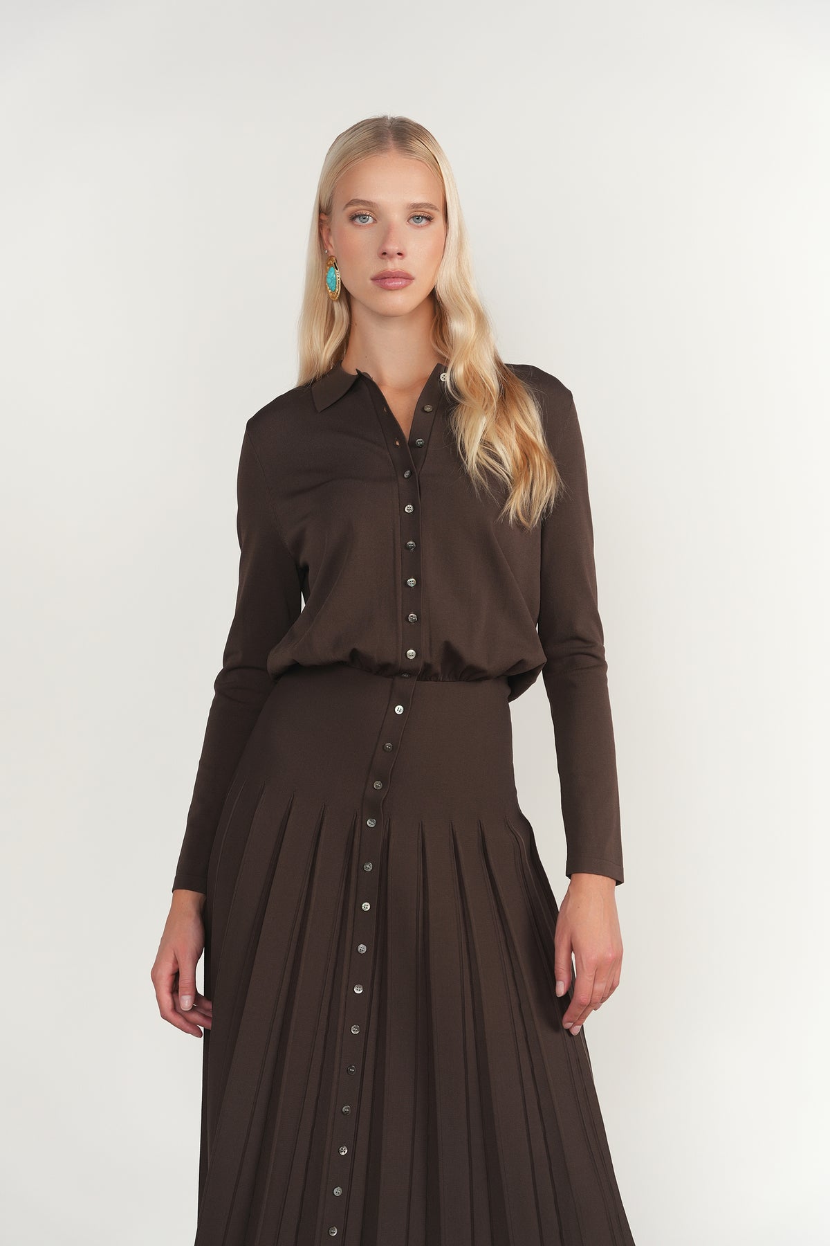Maxi Infinity Dress in Fudge