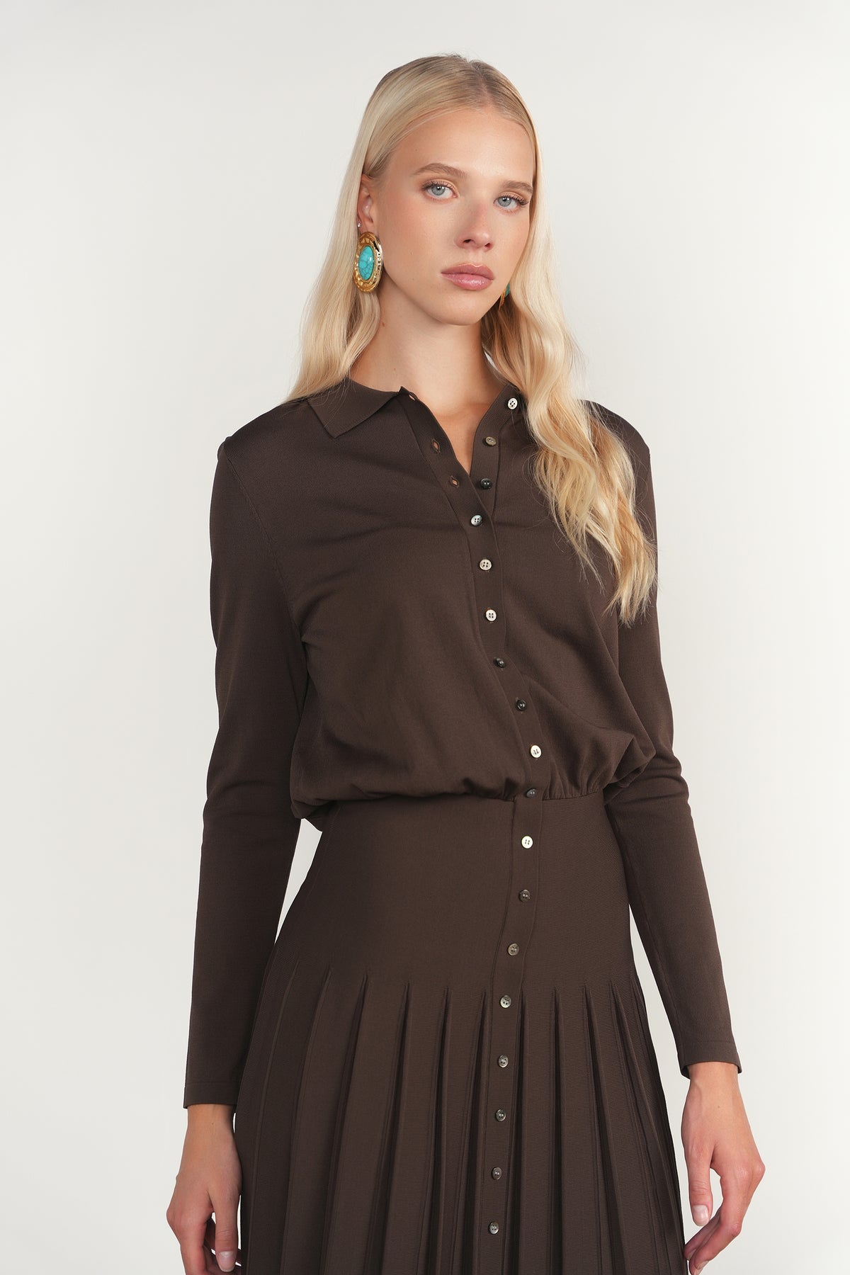Maxi Infinity Dress in Fudge