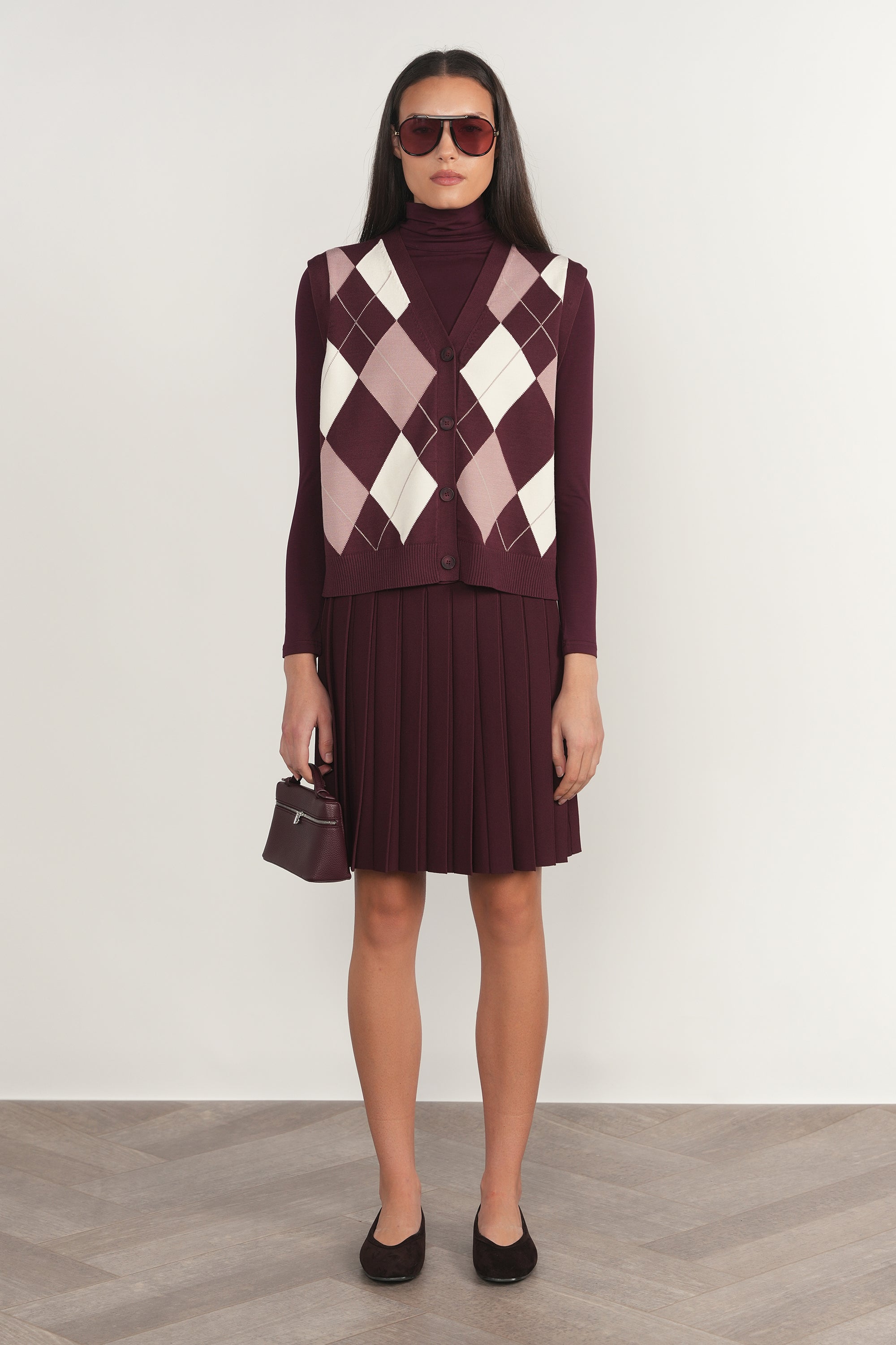 Infinity Skirt in Antique Berry