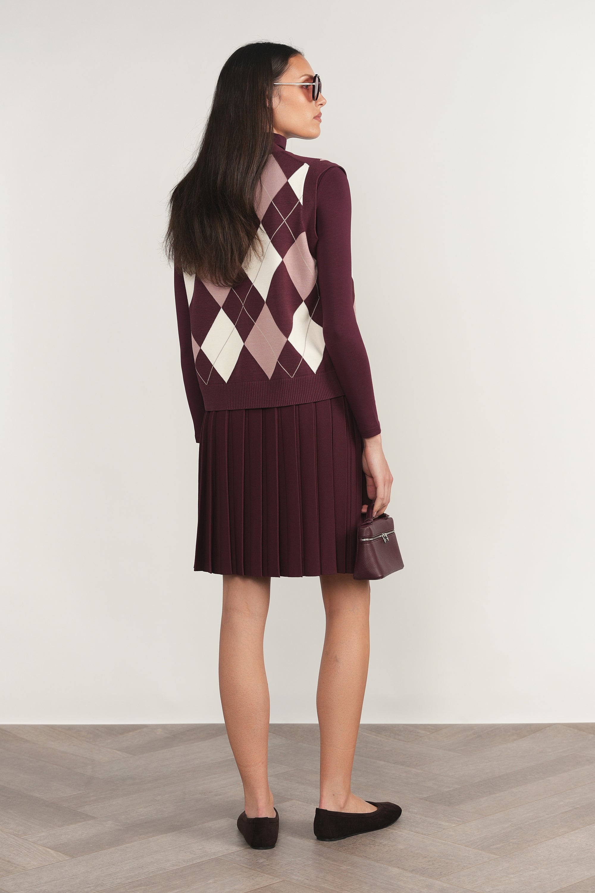 Infinity Skirt in Antique Berry