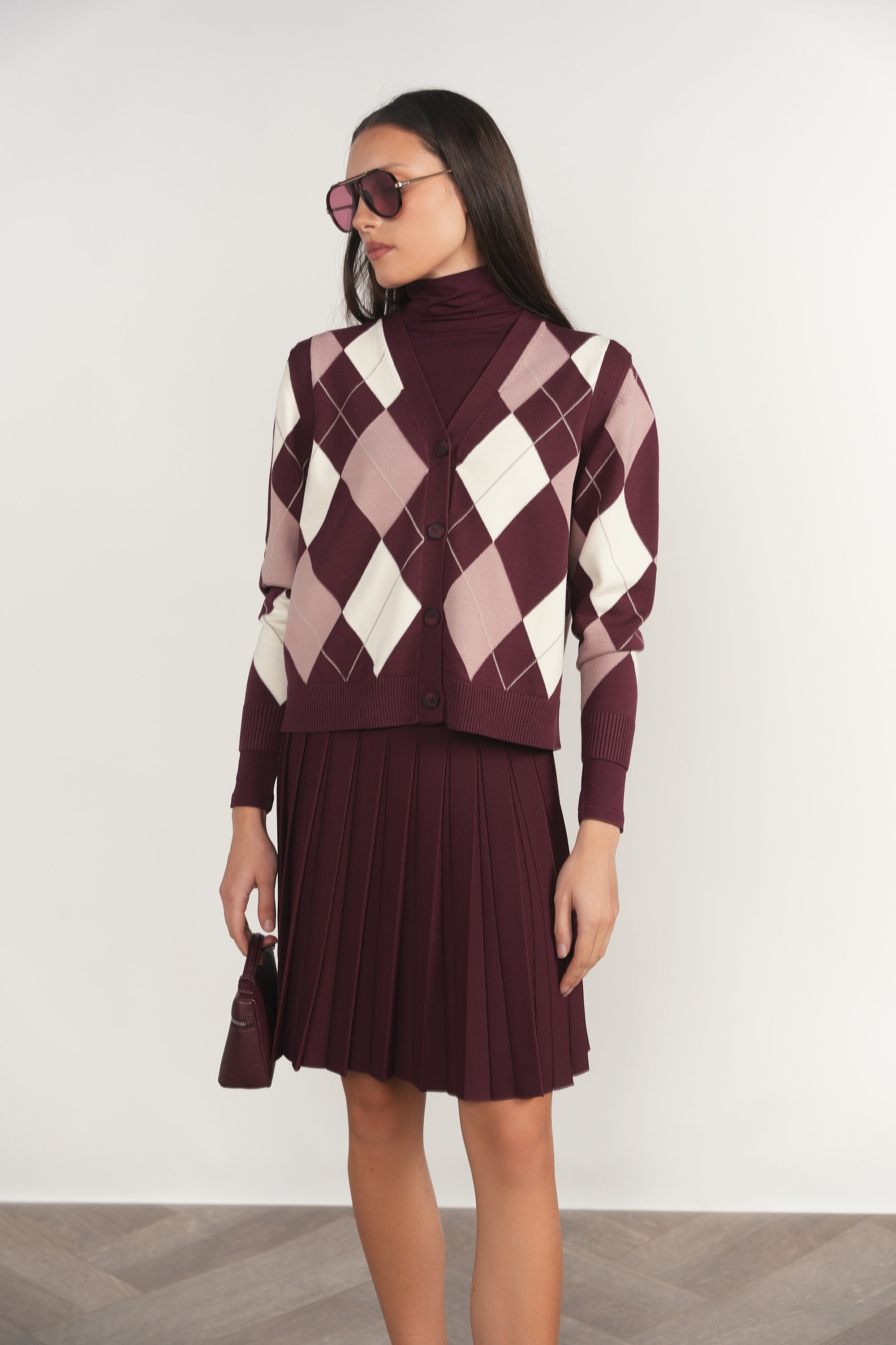 Greta Top in Antique Berry