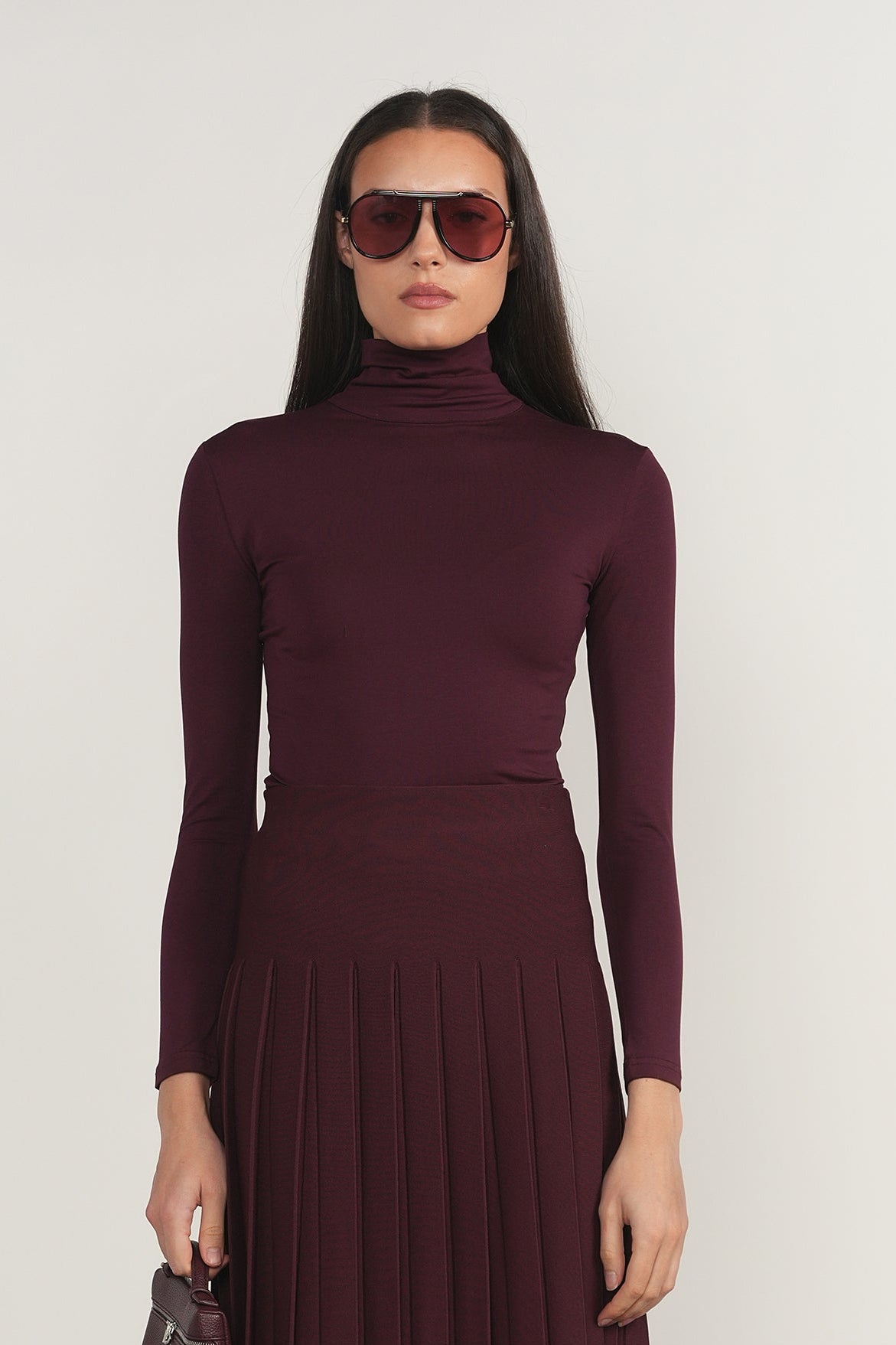 Greta Top in Antique Berry