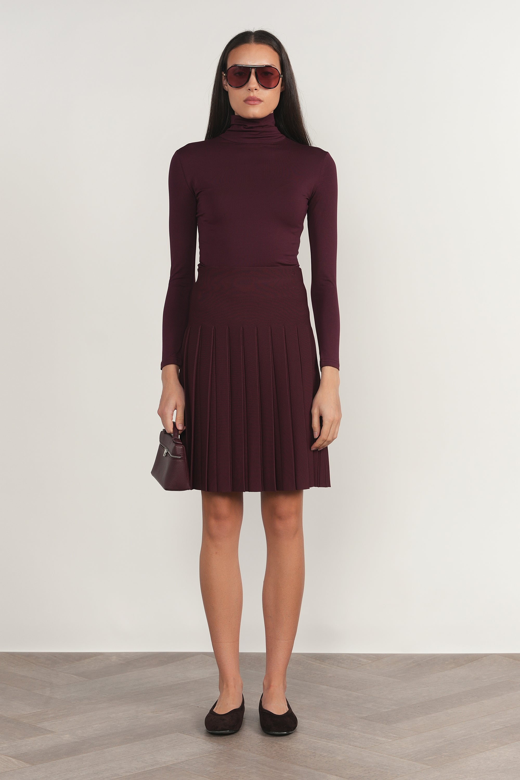 Infinity Skirt in Antique Berry