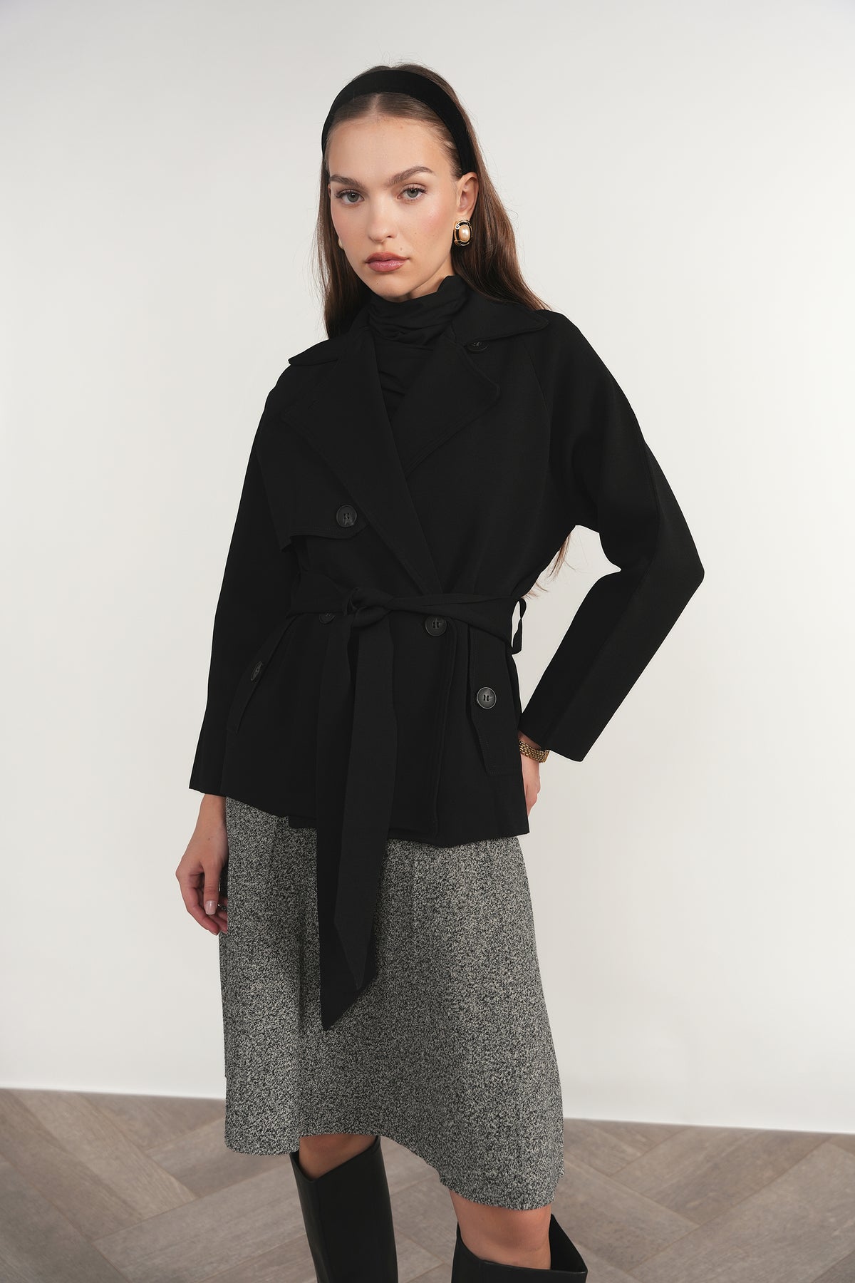 Garon Jacket in Black