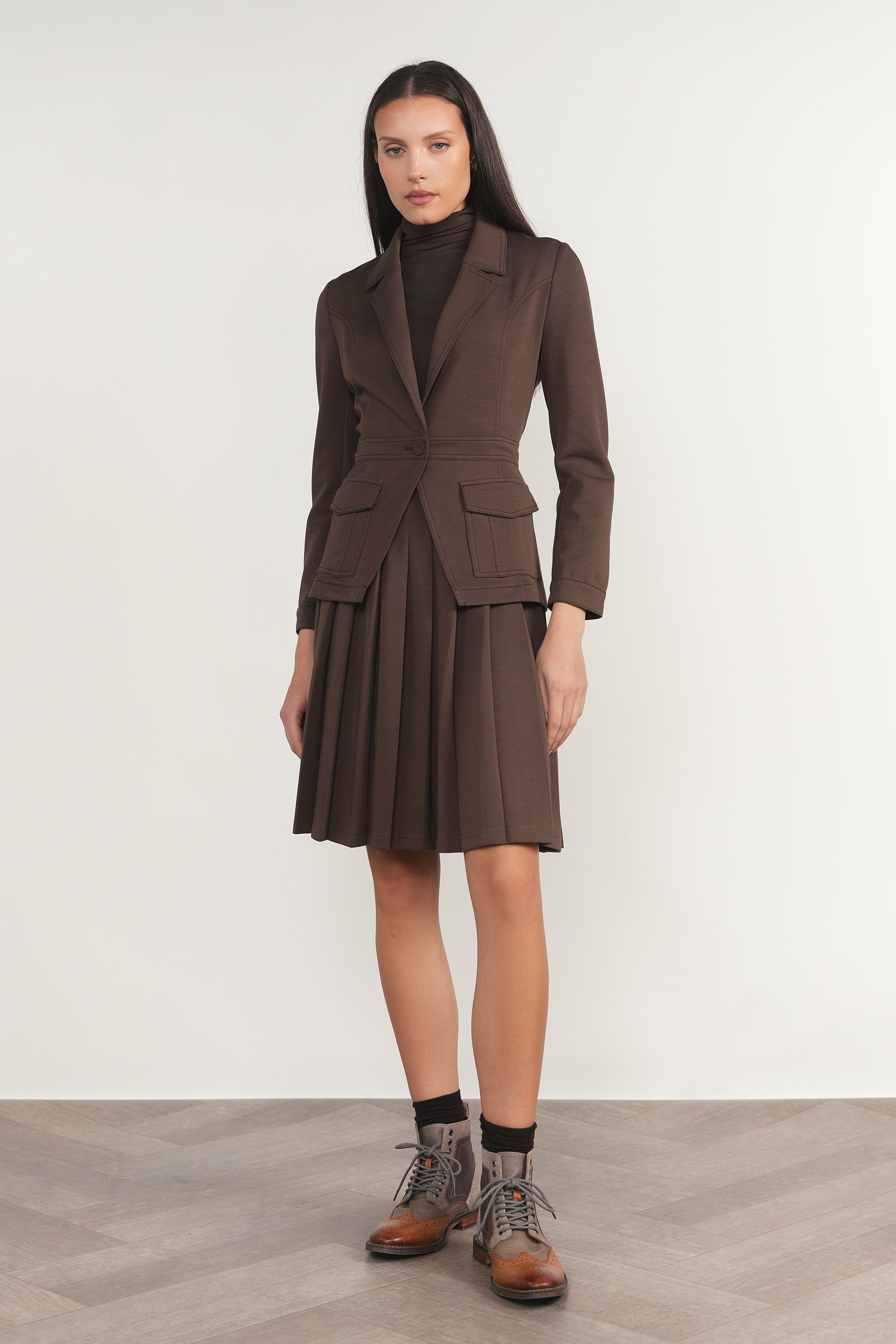 Greta Top in Fudge