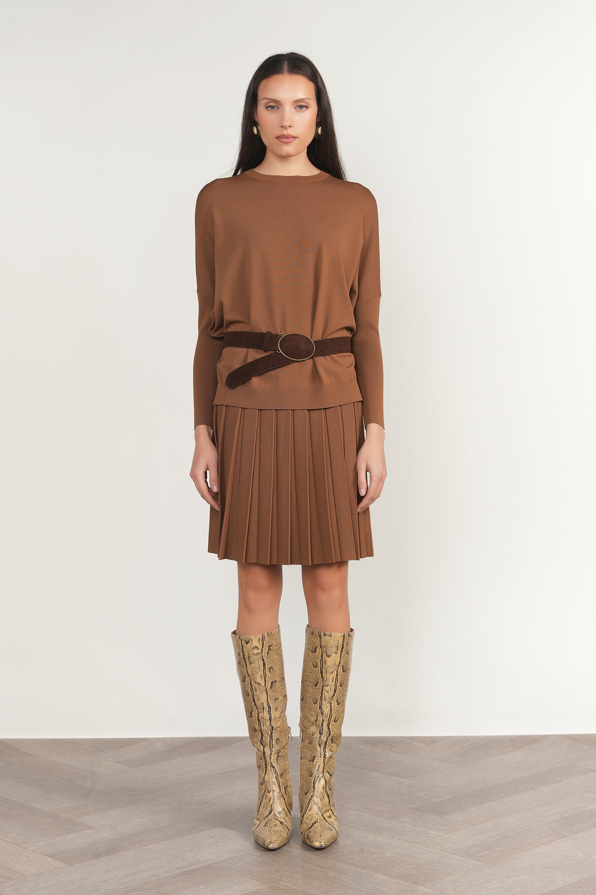 Montia Top in Cinnamon