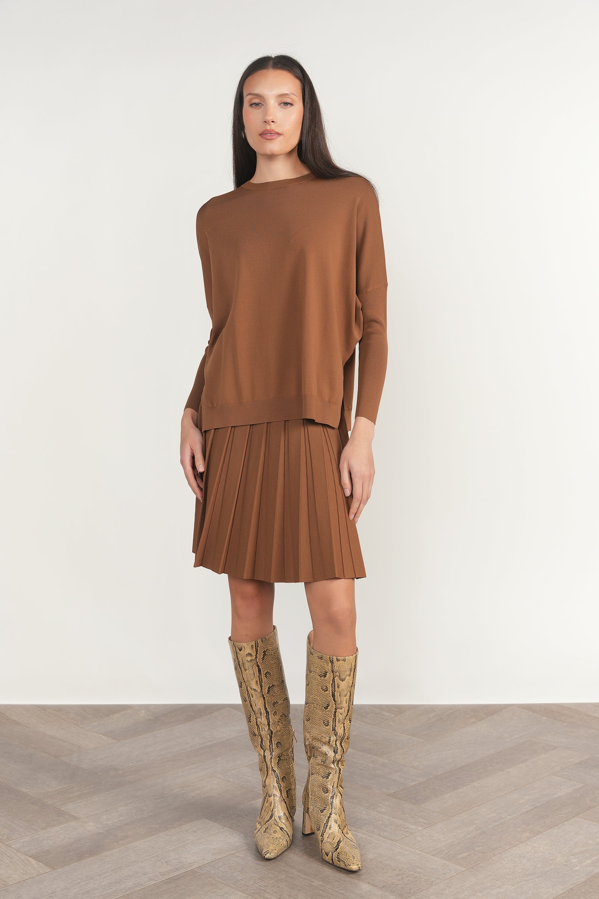 Montia Top in Cinnamon
