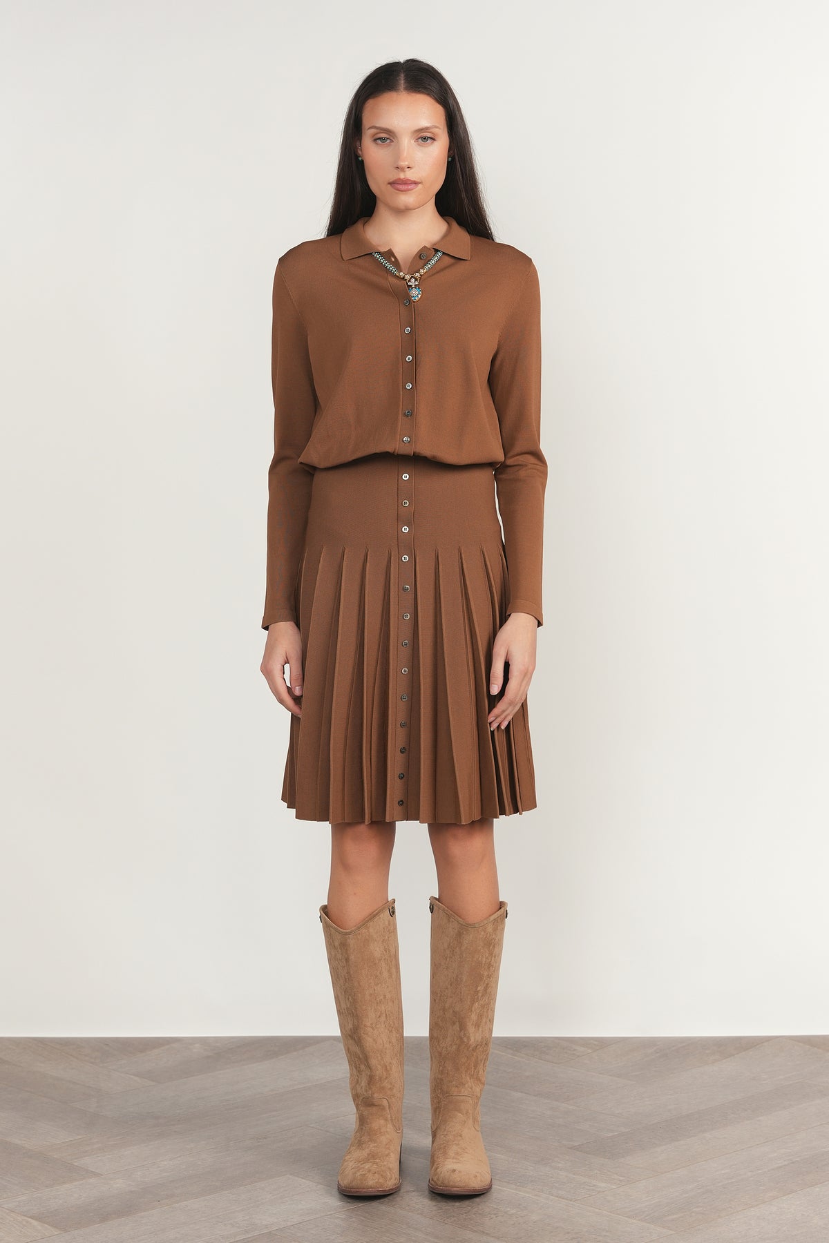 cinnamon brown dress Infinity in Cinnamon / 39