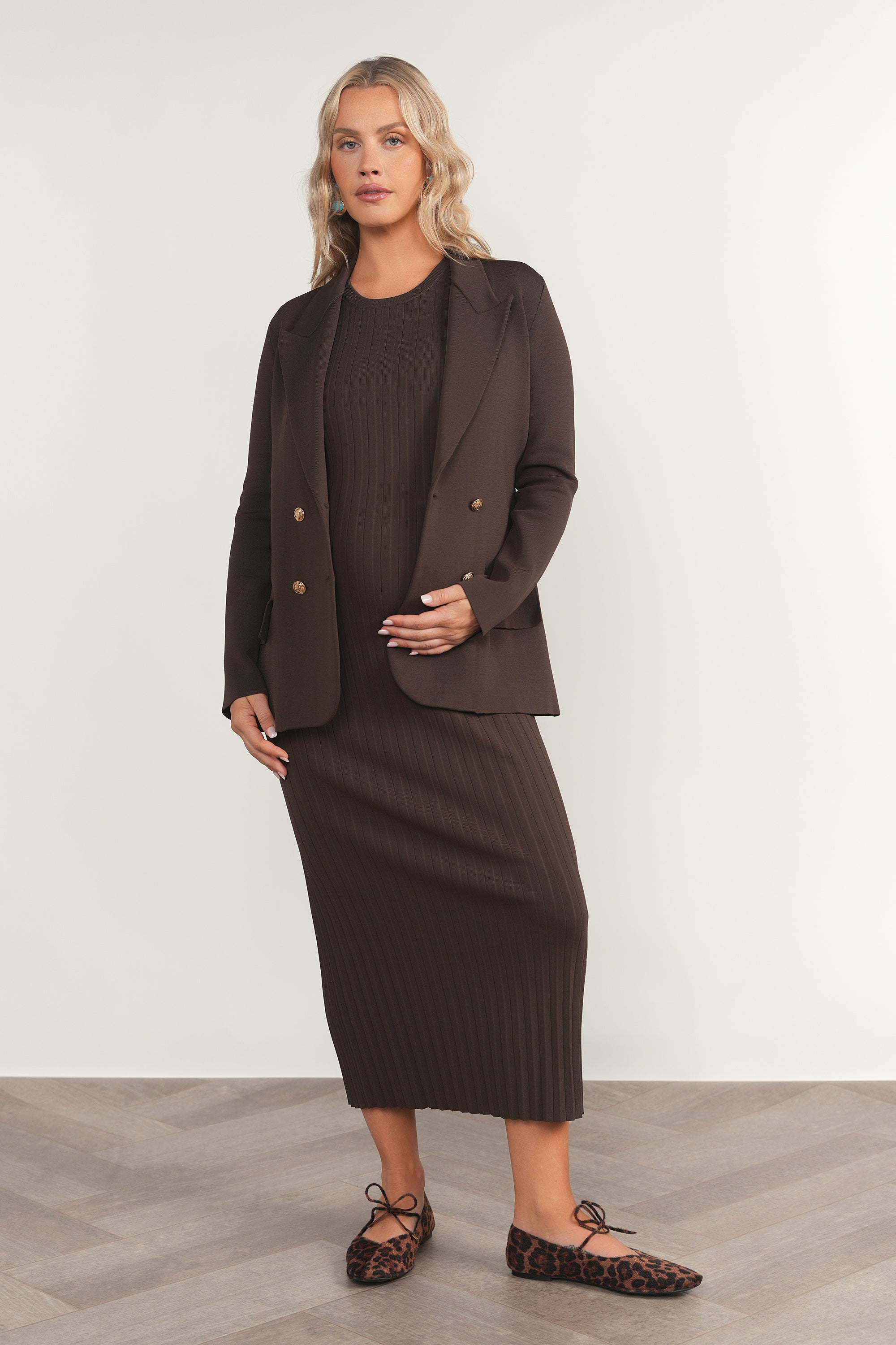 Rhône Maternity Set in Fudge