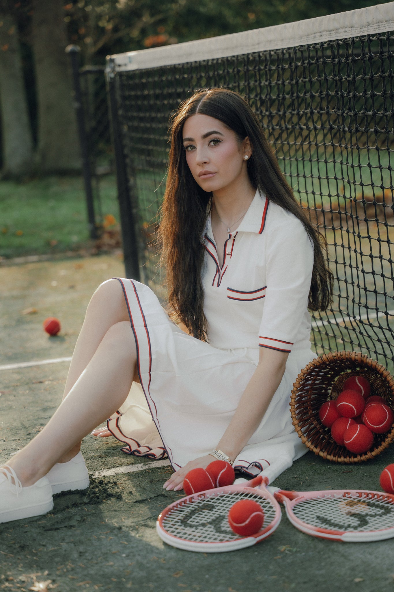 Hamptons Dress in White