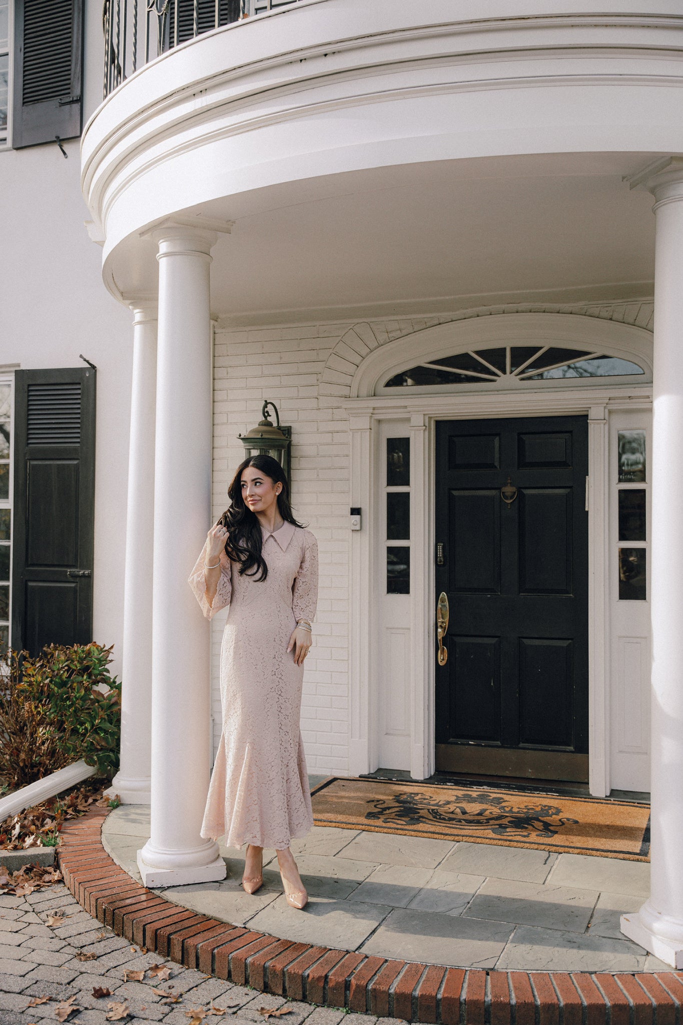 Marlowe Dress in English Rose