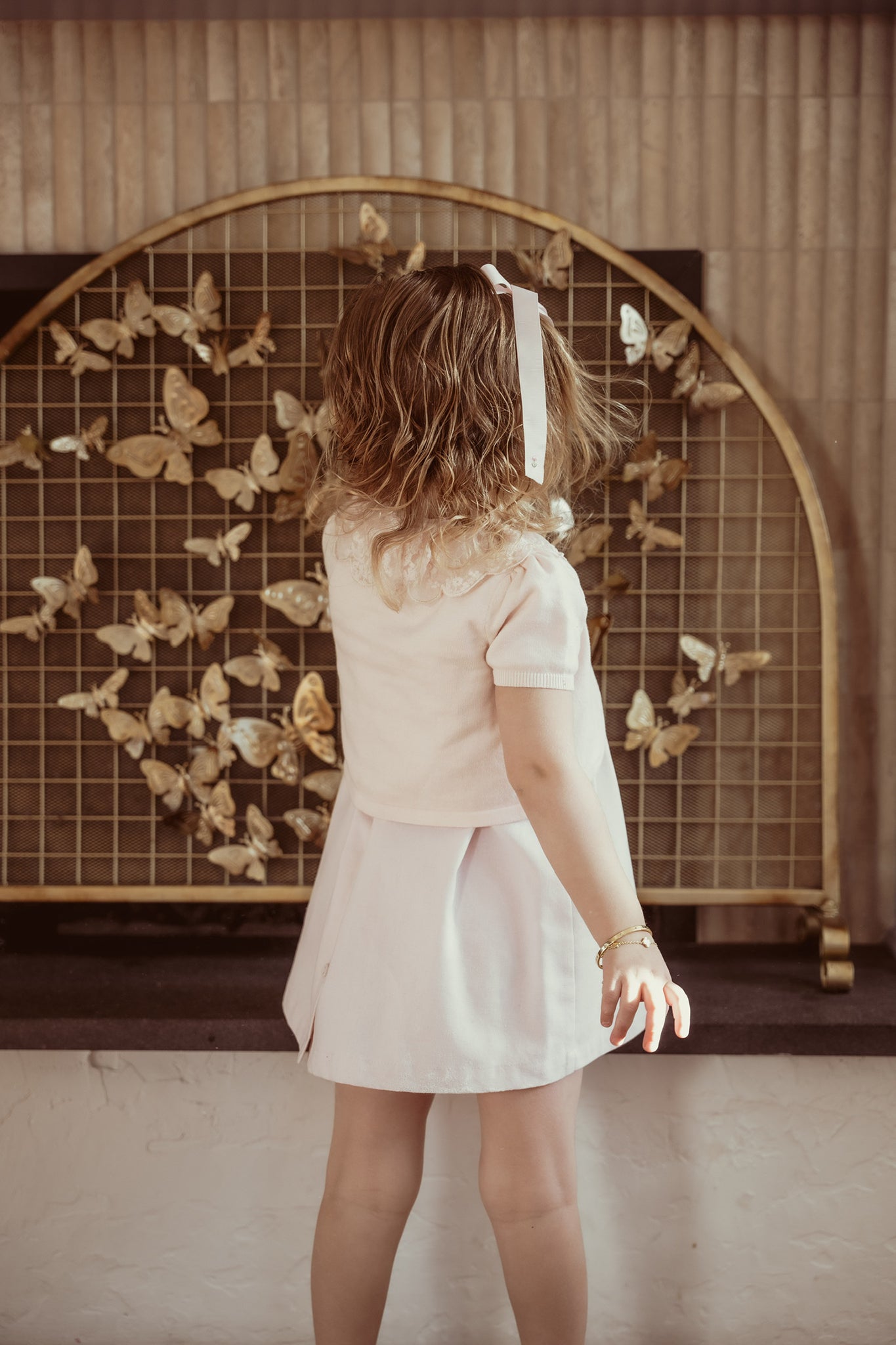 Mayfair Cardigan in Rose