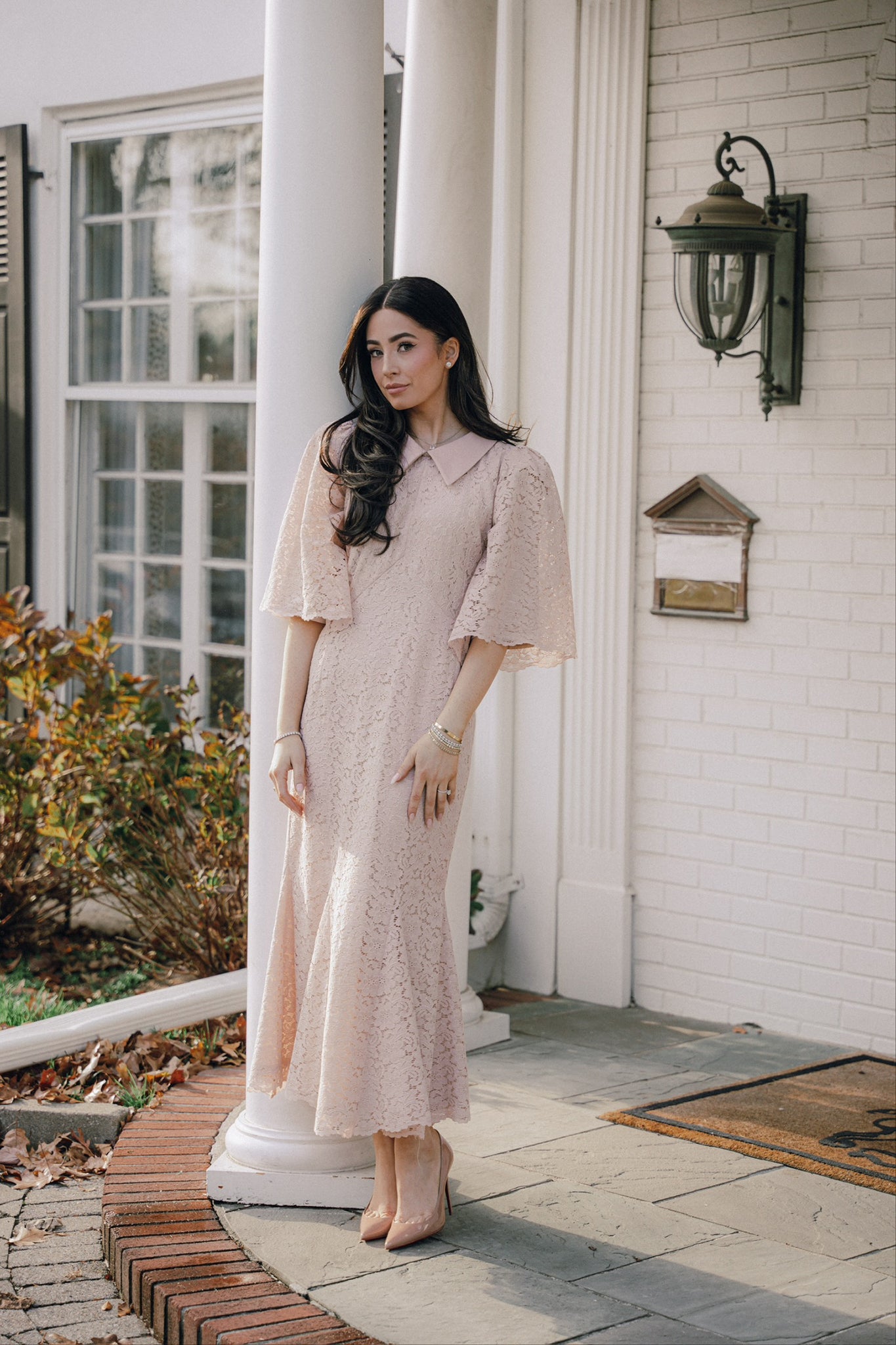 Marlowe Dress in English Rose