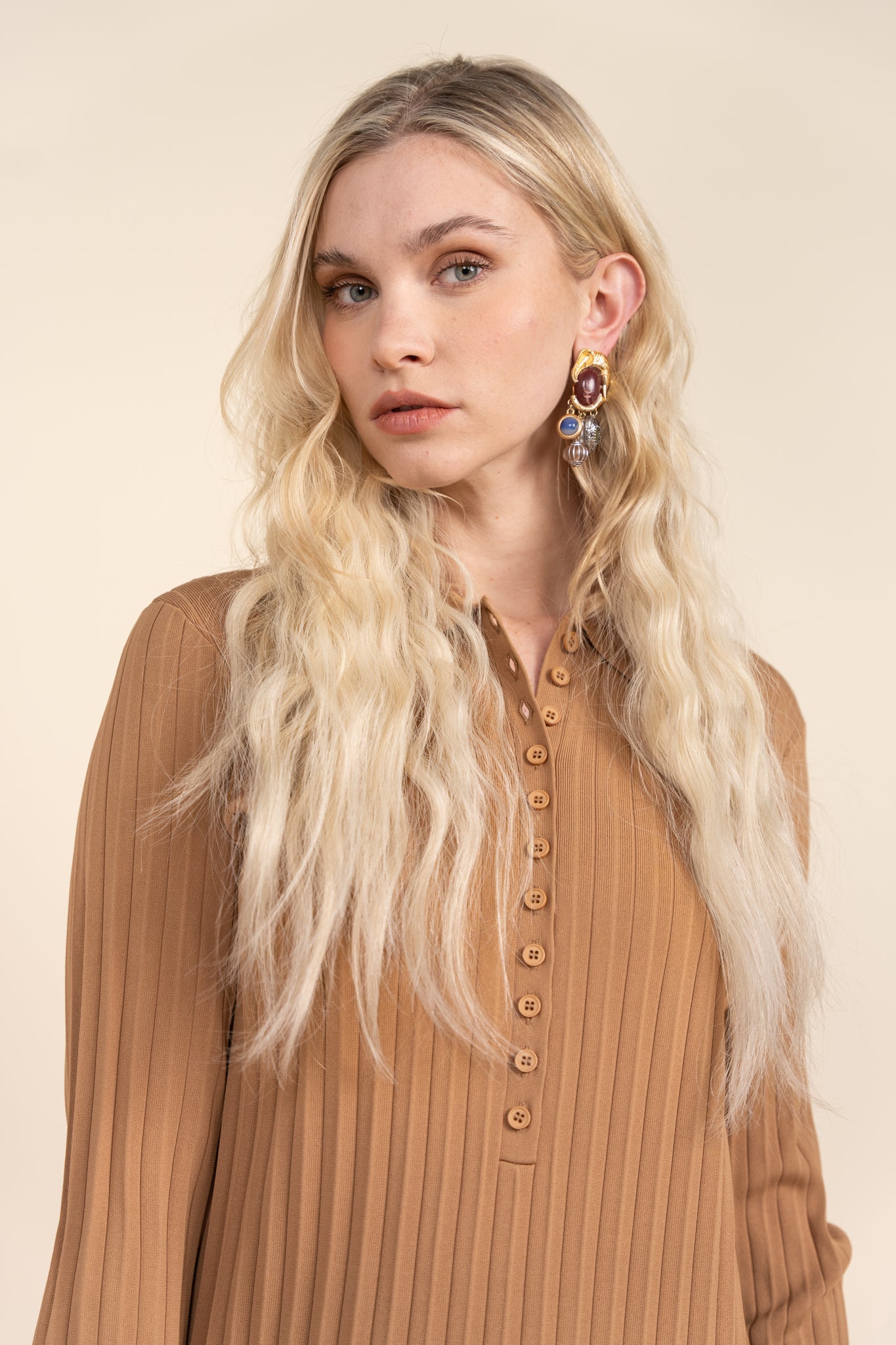 Stanton Dress in Pecan