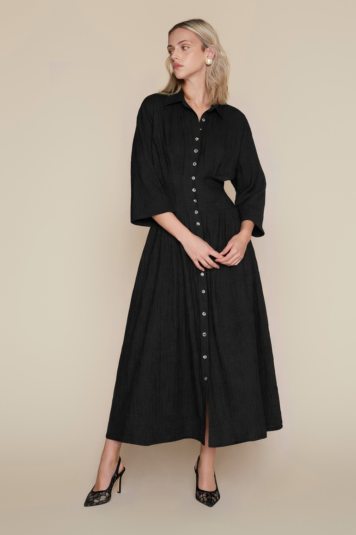 Pico Dress in Black