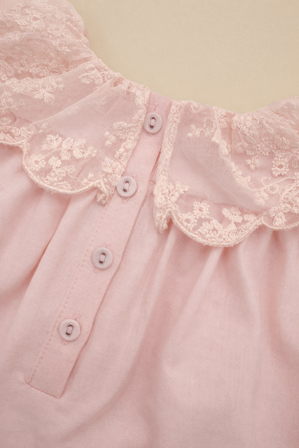 Mayfair Romper + Bonnet in Rose