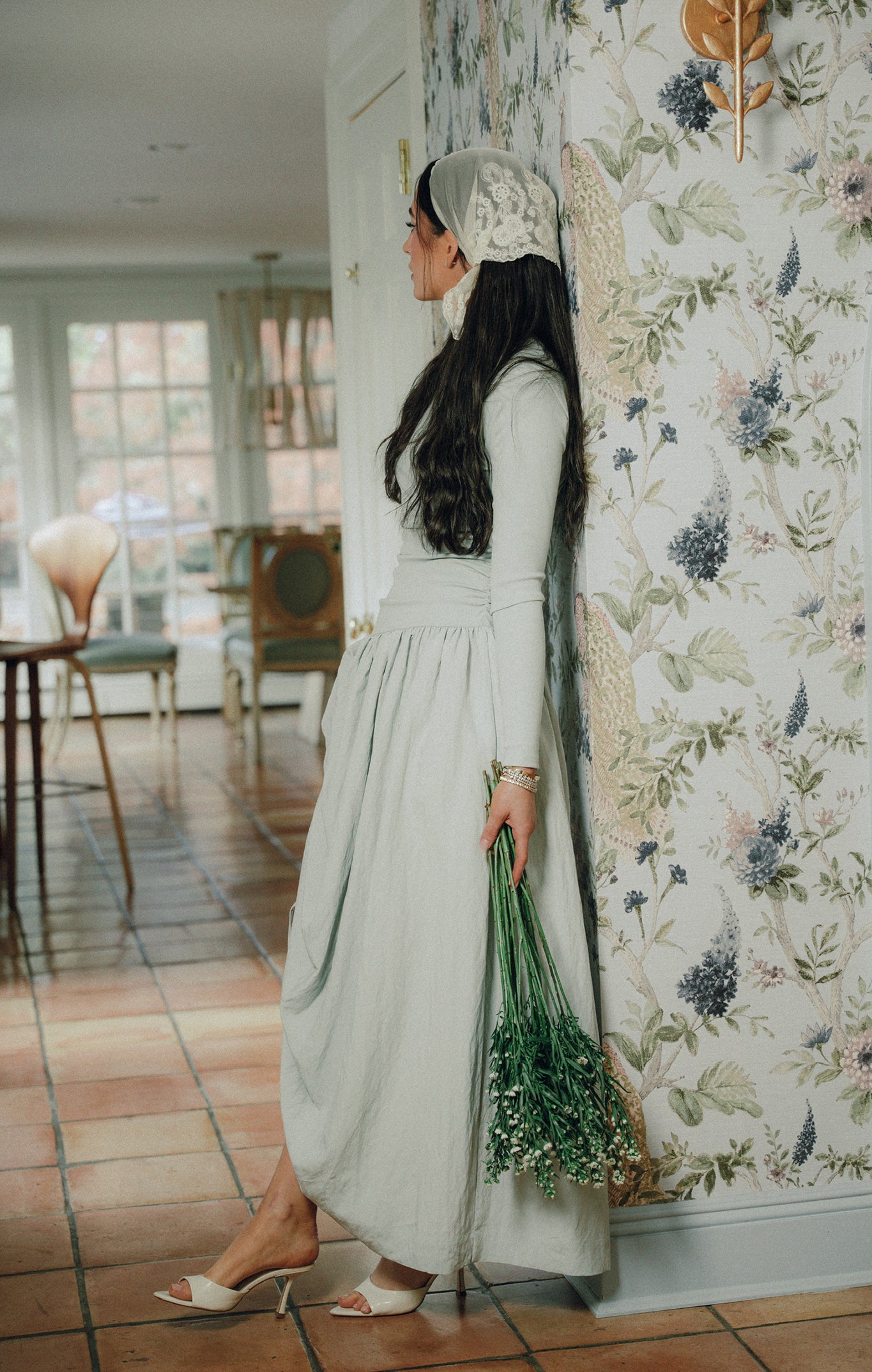 Savoy Dress in Victorian Mint