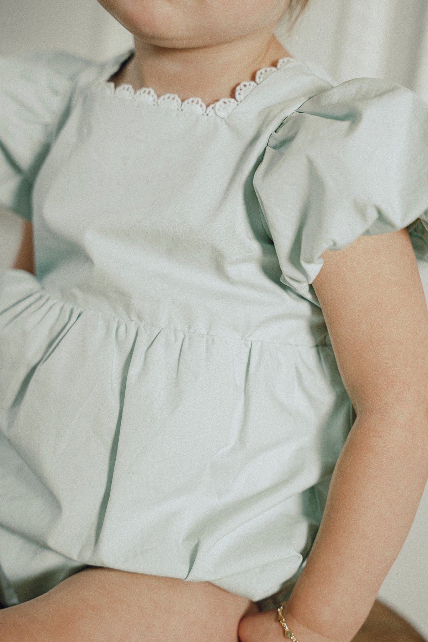 Saville Romper in Mint