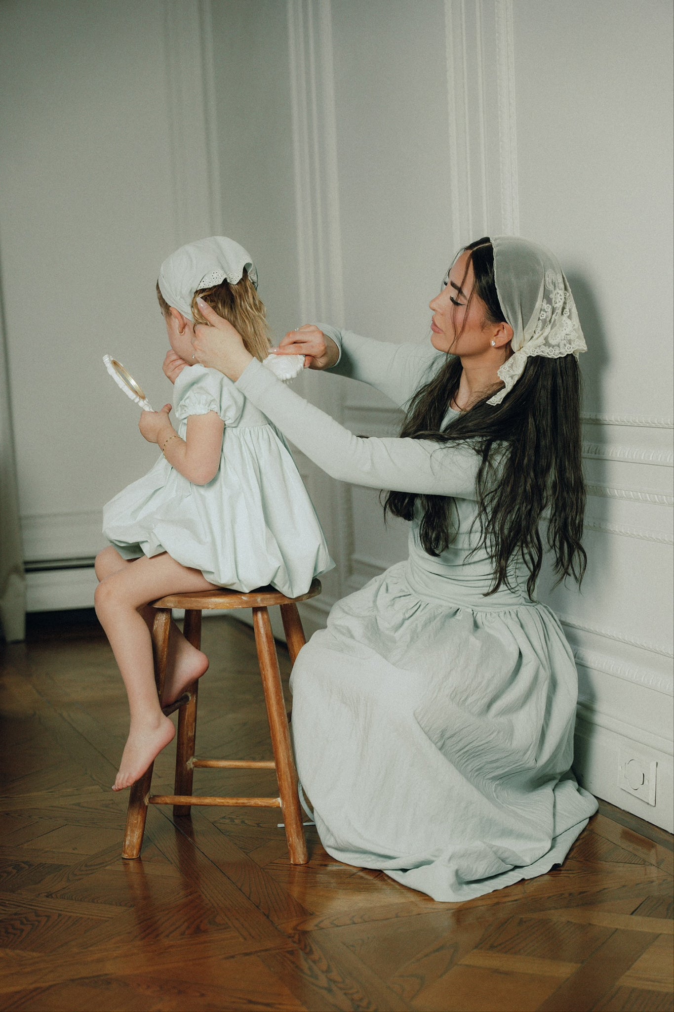 Savoy Dress in Victorian Mint