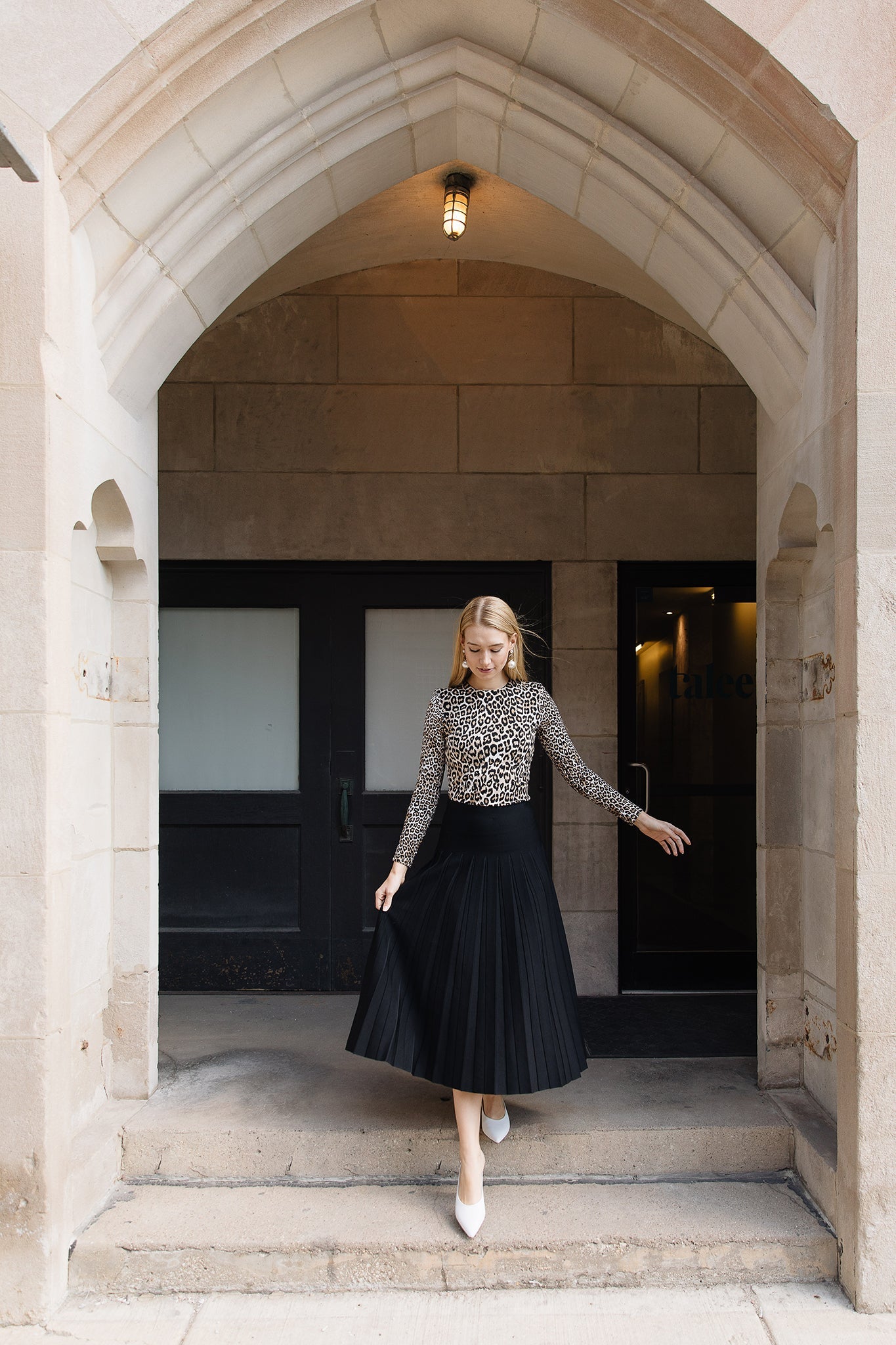 The Maxi Infinity Skirt in Black