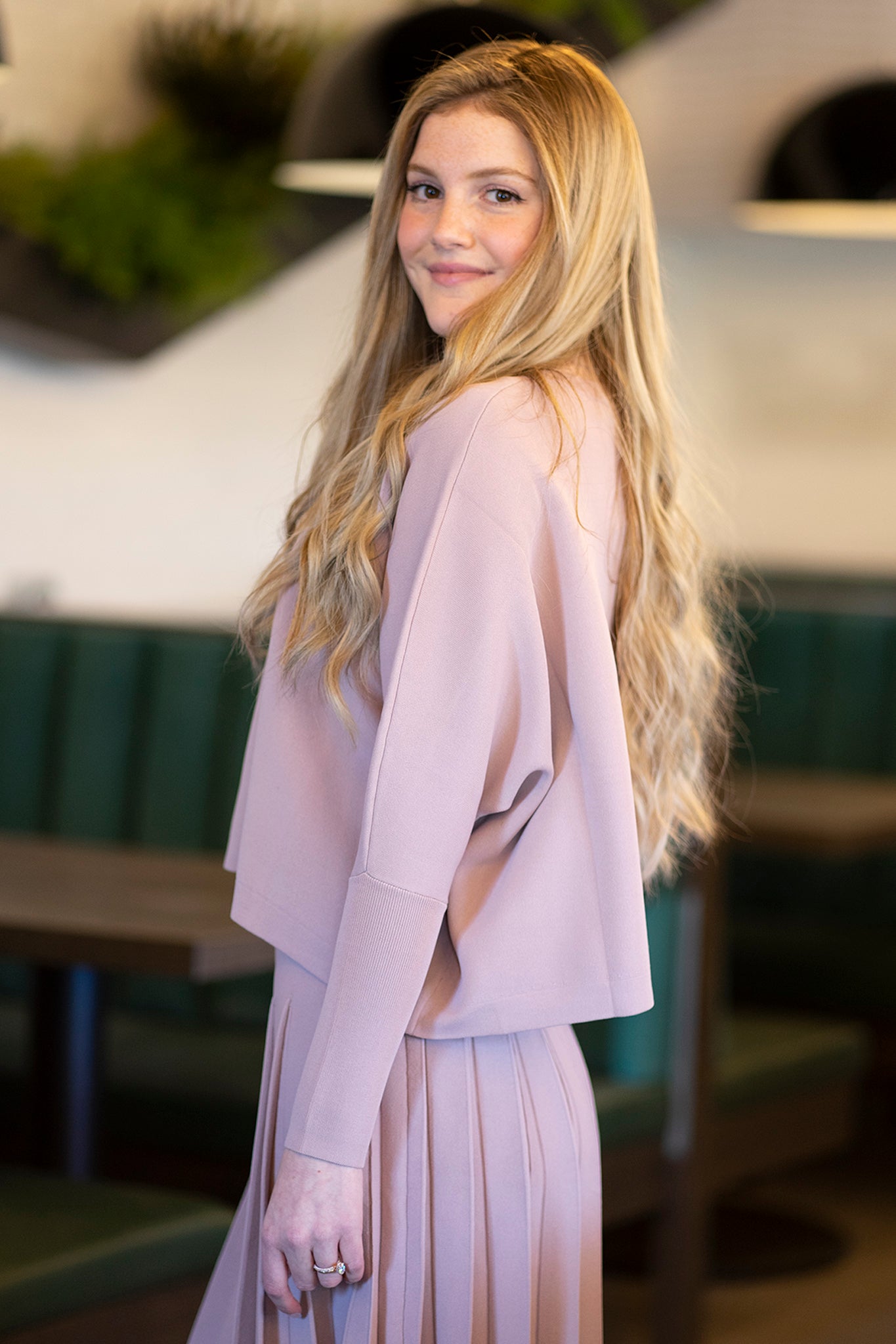 Dolman Sleeve Sweater in Dusty Rose