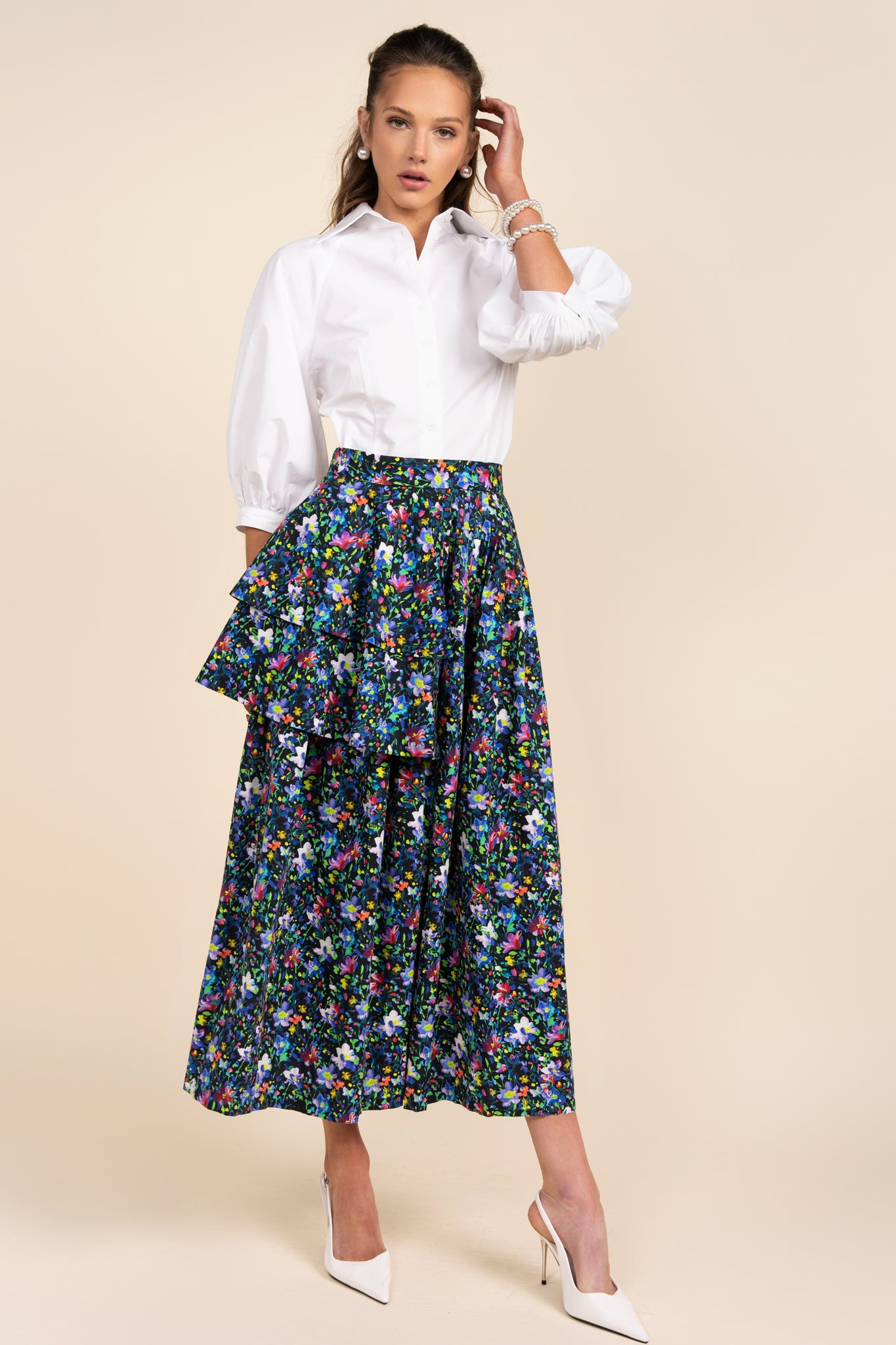 Belmont Blouse in White