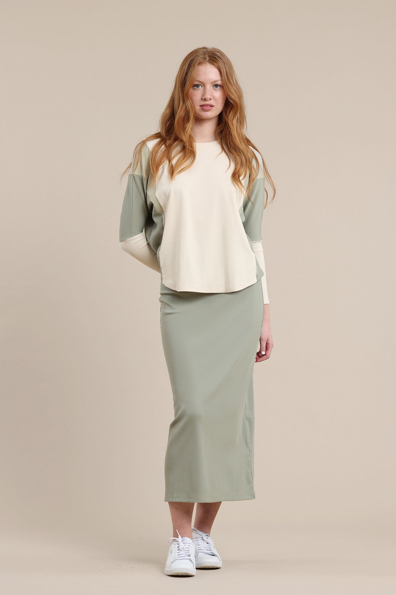 Jasper Skirt in Light Sage