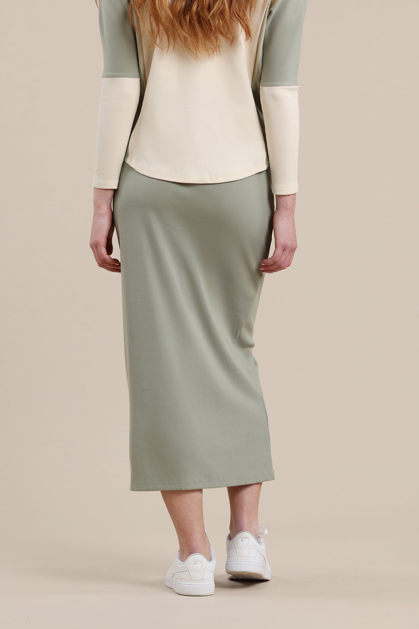 Jasper Skirt in Light Sage