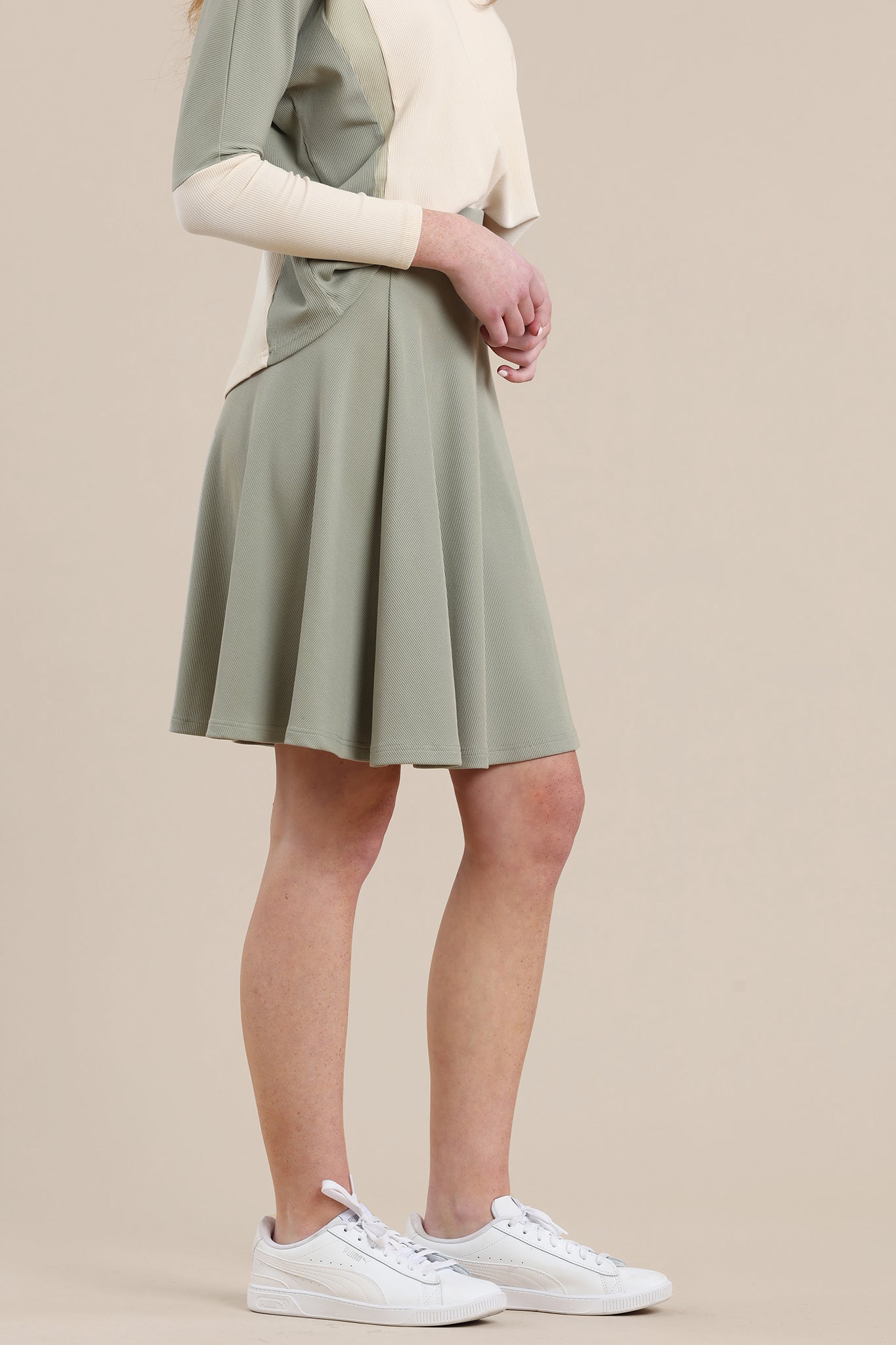 Topaz Skirt in Light Sage