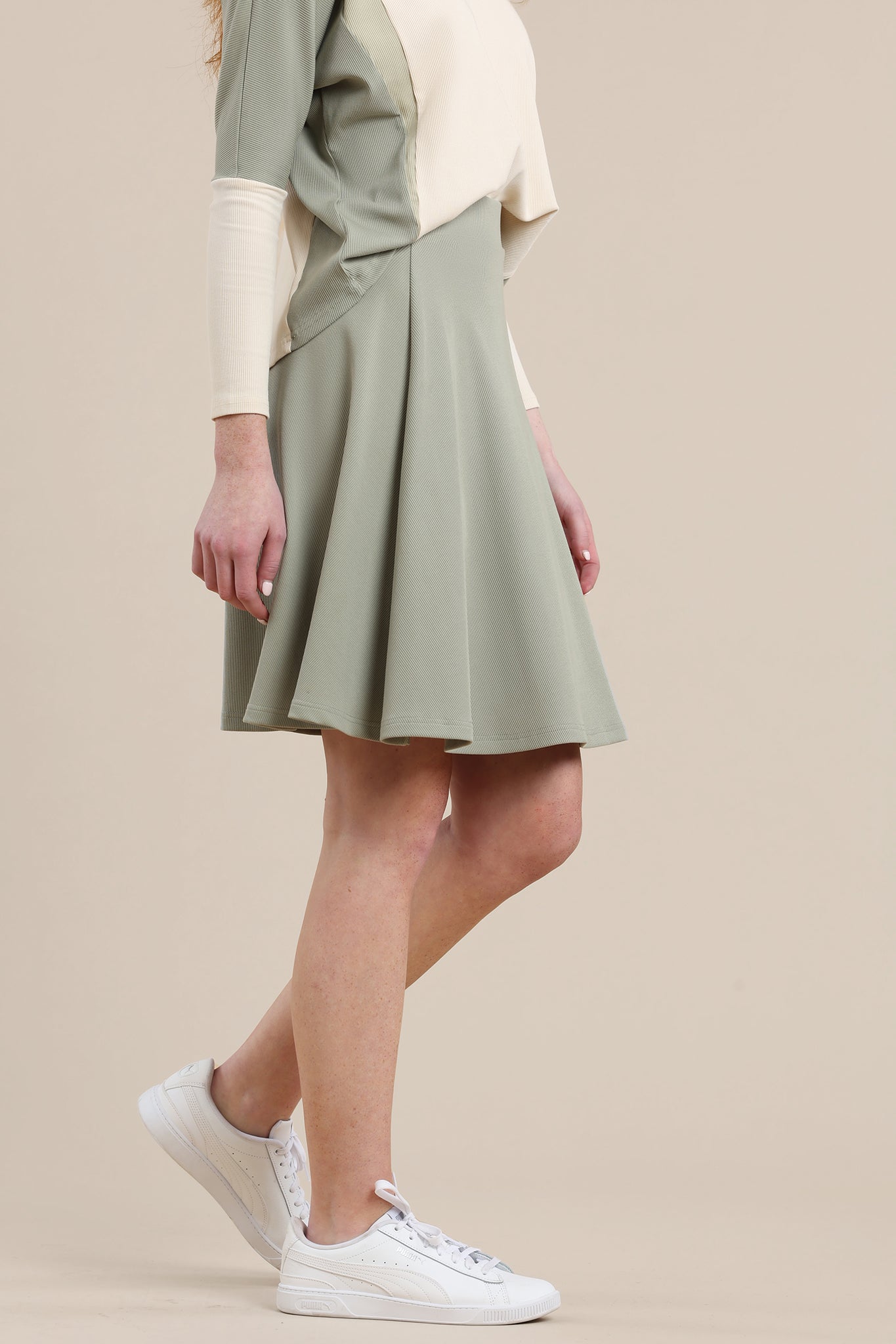 Topaz Skirt in Light Sage