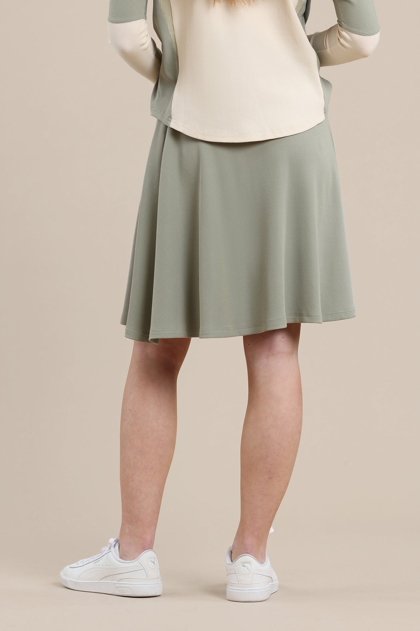 Topaz Skirt in Light Sage