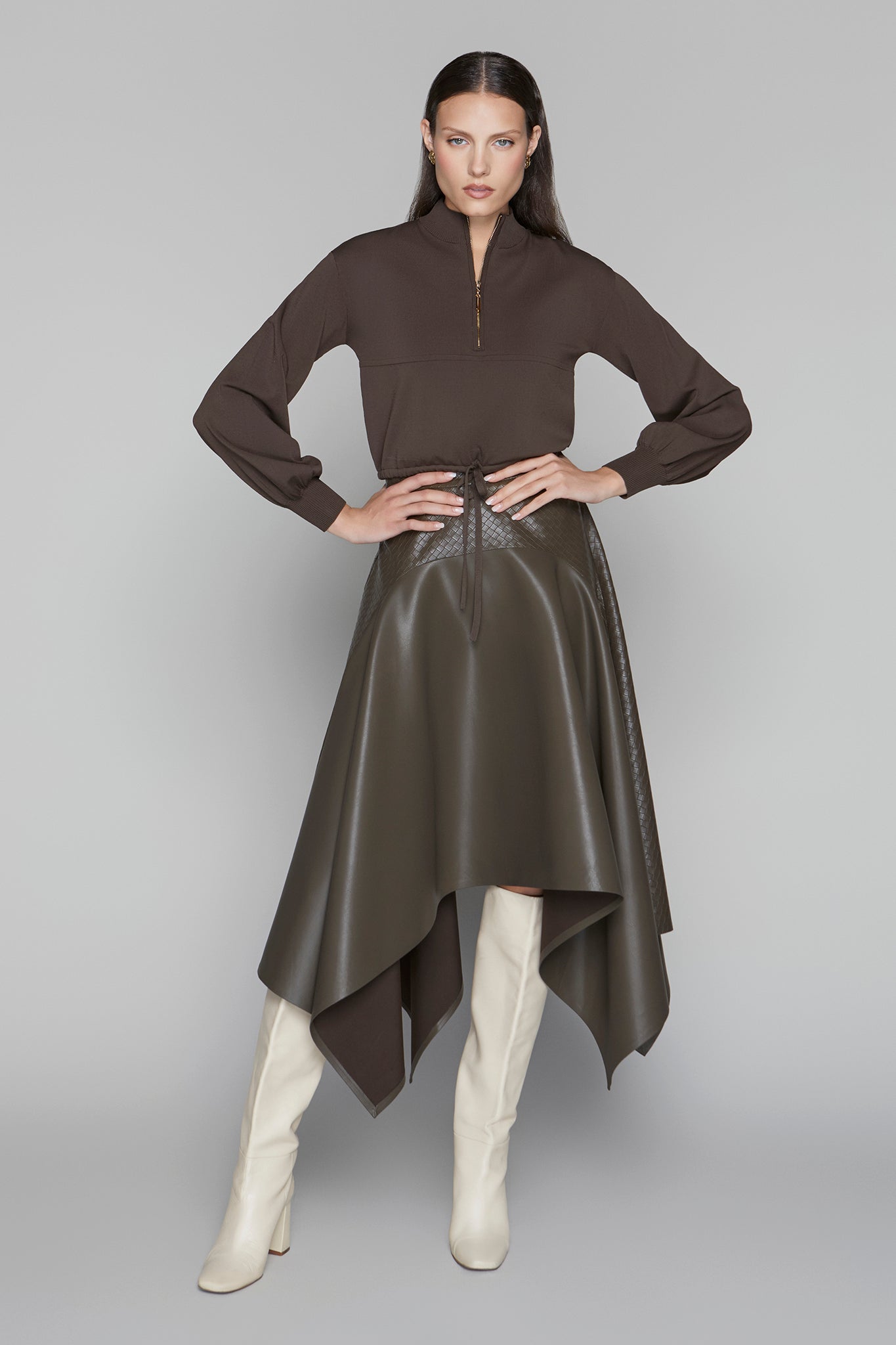 Hartford Skirt in Cocoa