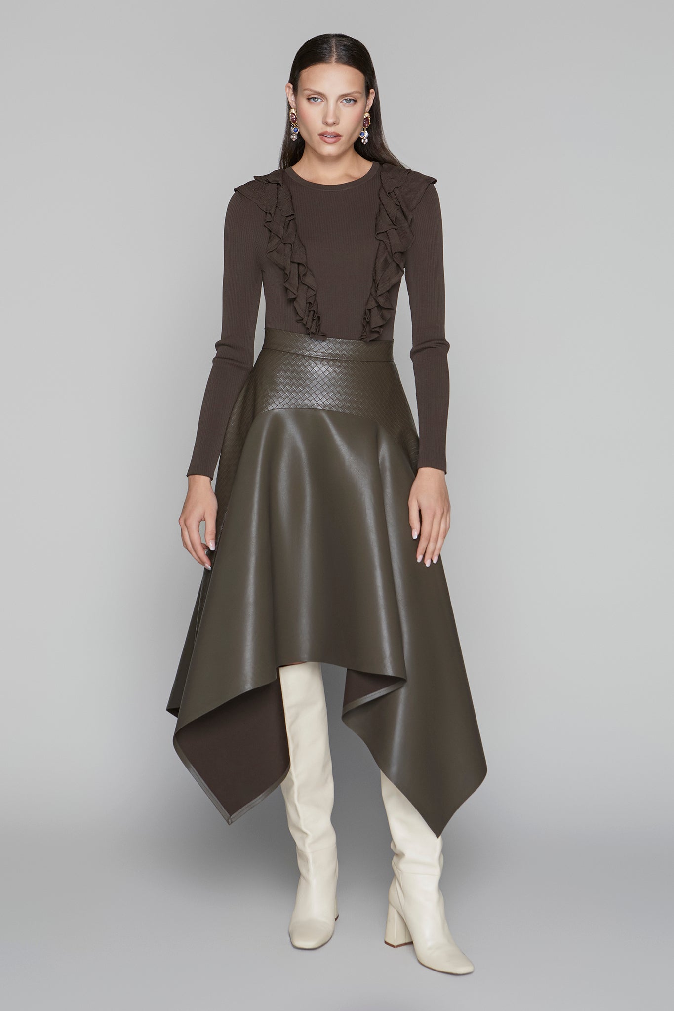 Hartford Skirt in Cocoa