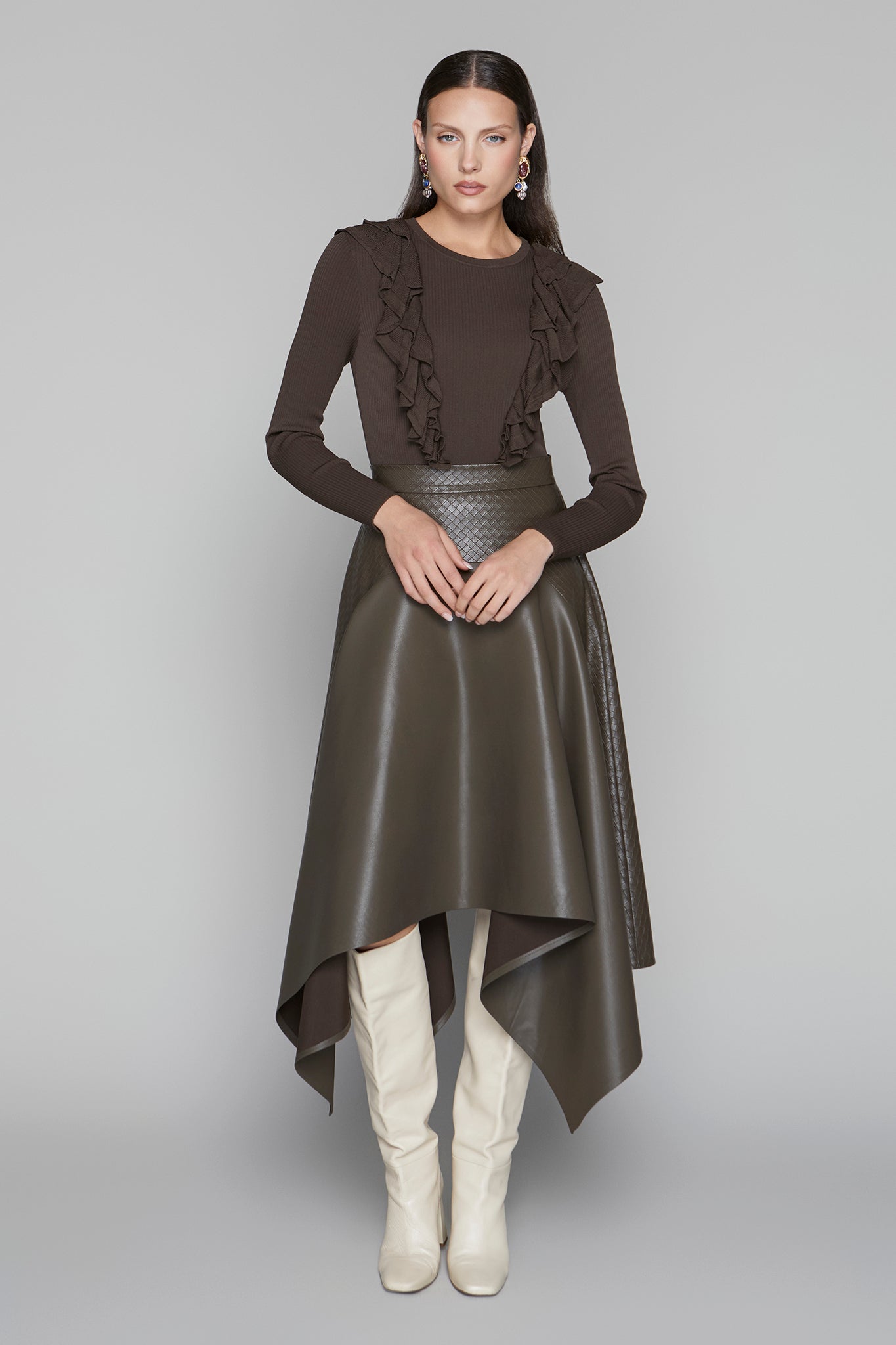 Colette Sweater in Cocoa