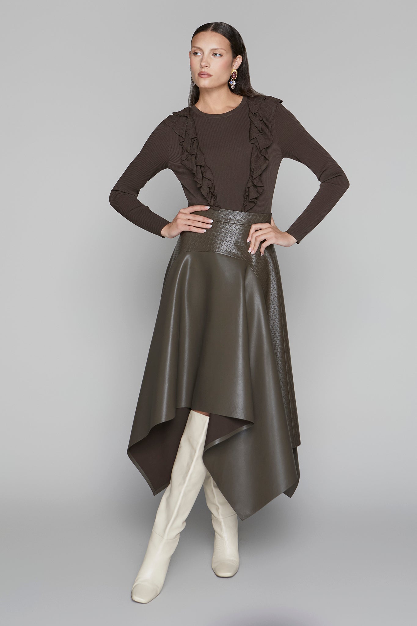 Colette Sweater in Cocoa