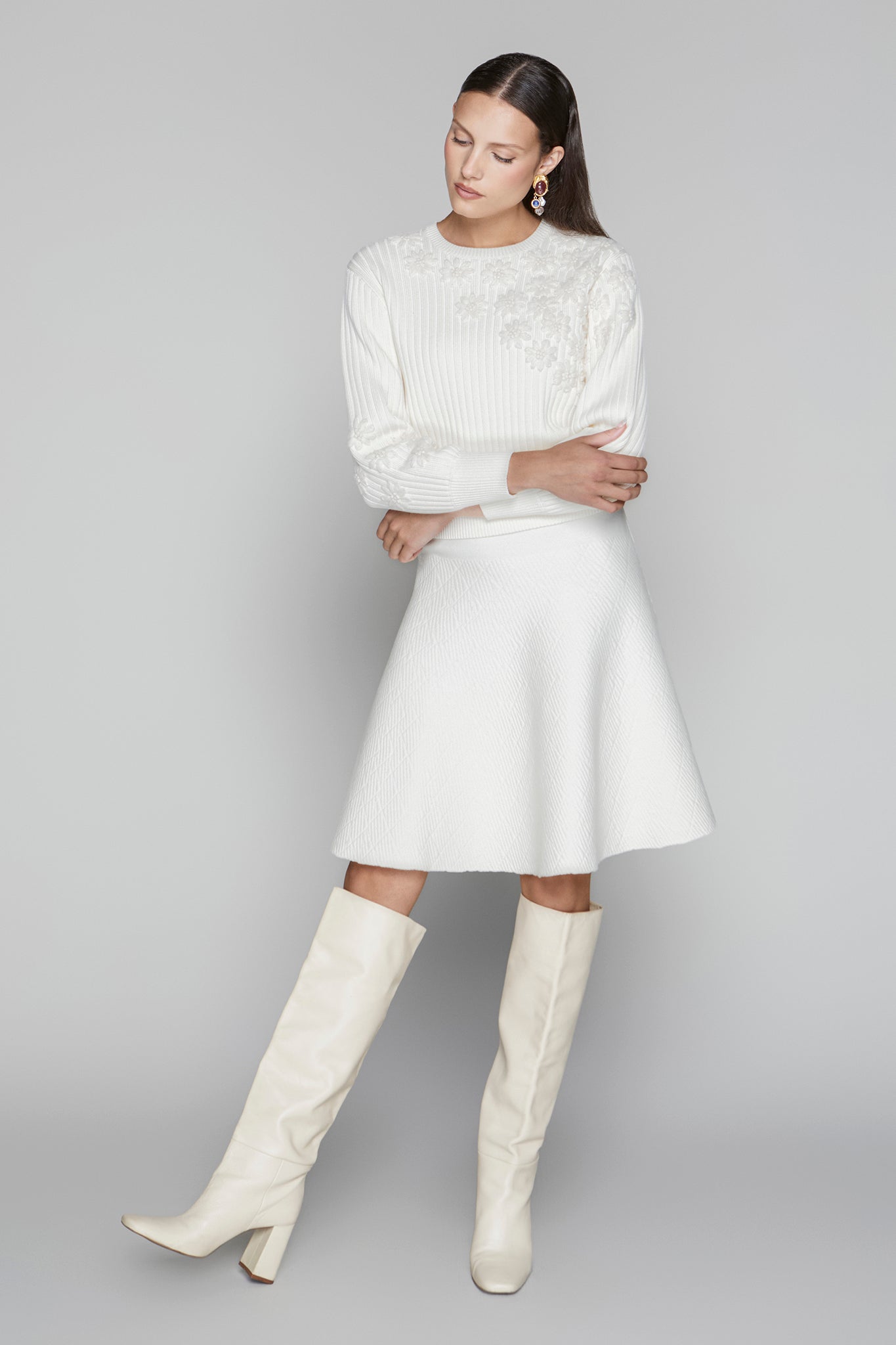 Roslyn Sweater in Coconut
