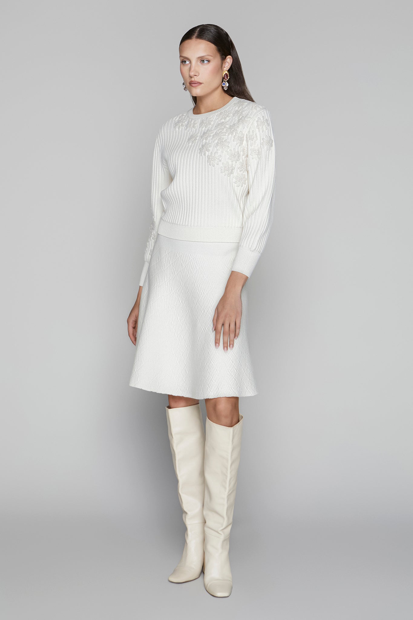 Roslyn Sweater in Coconut