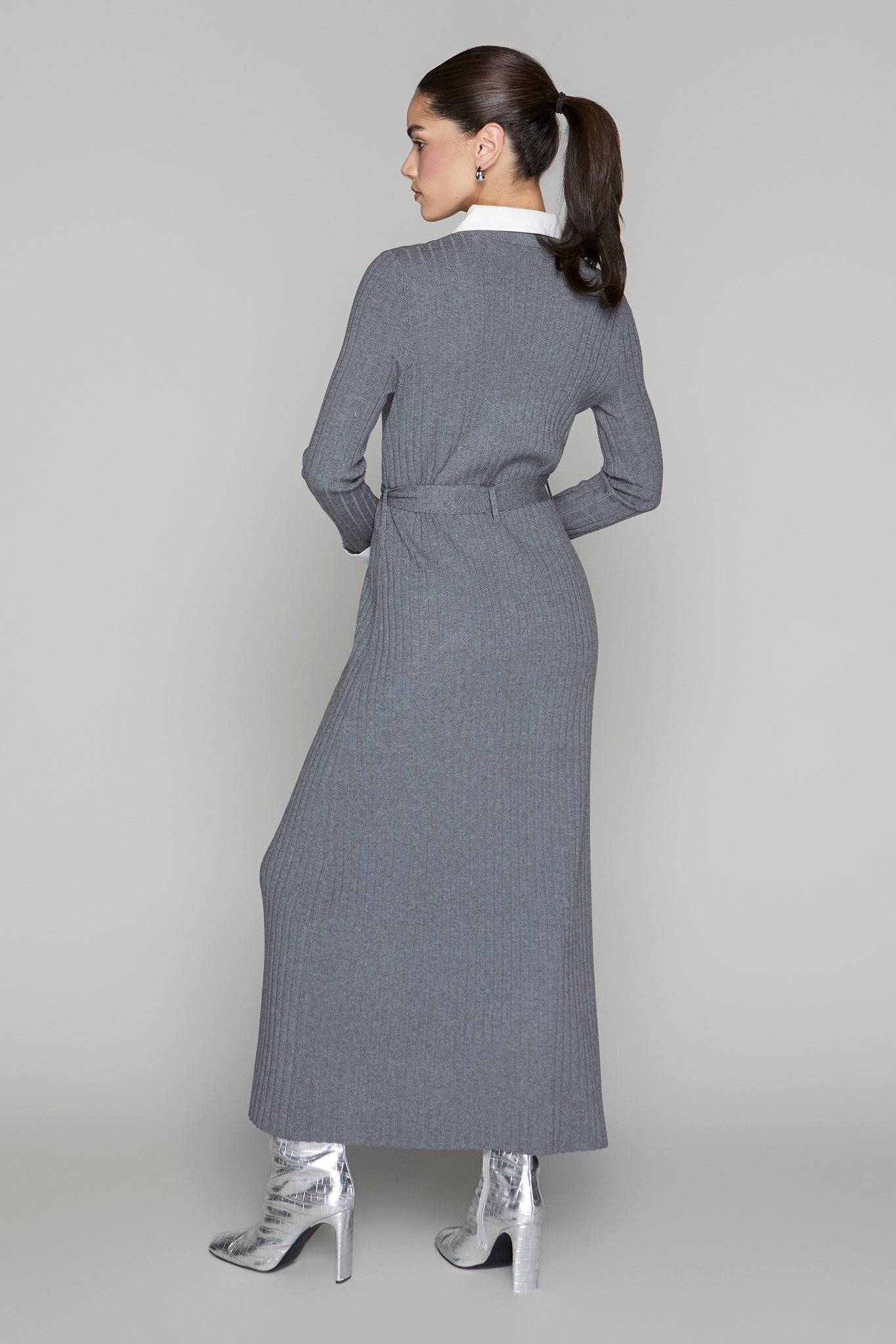 Hale Dress in Steel