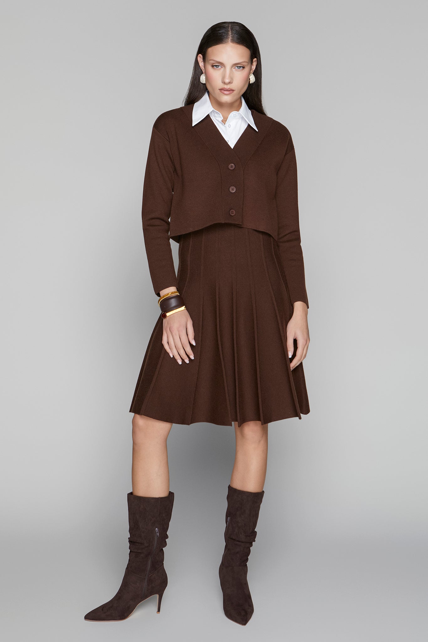 Calloway Dress in Maple