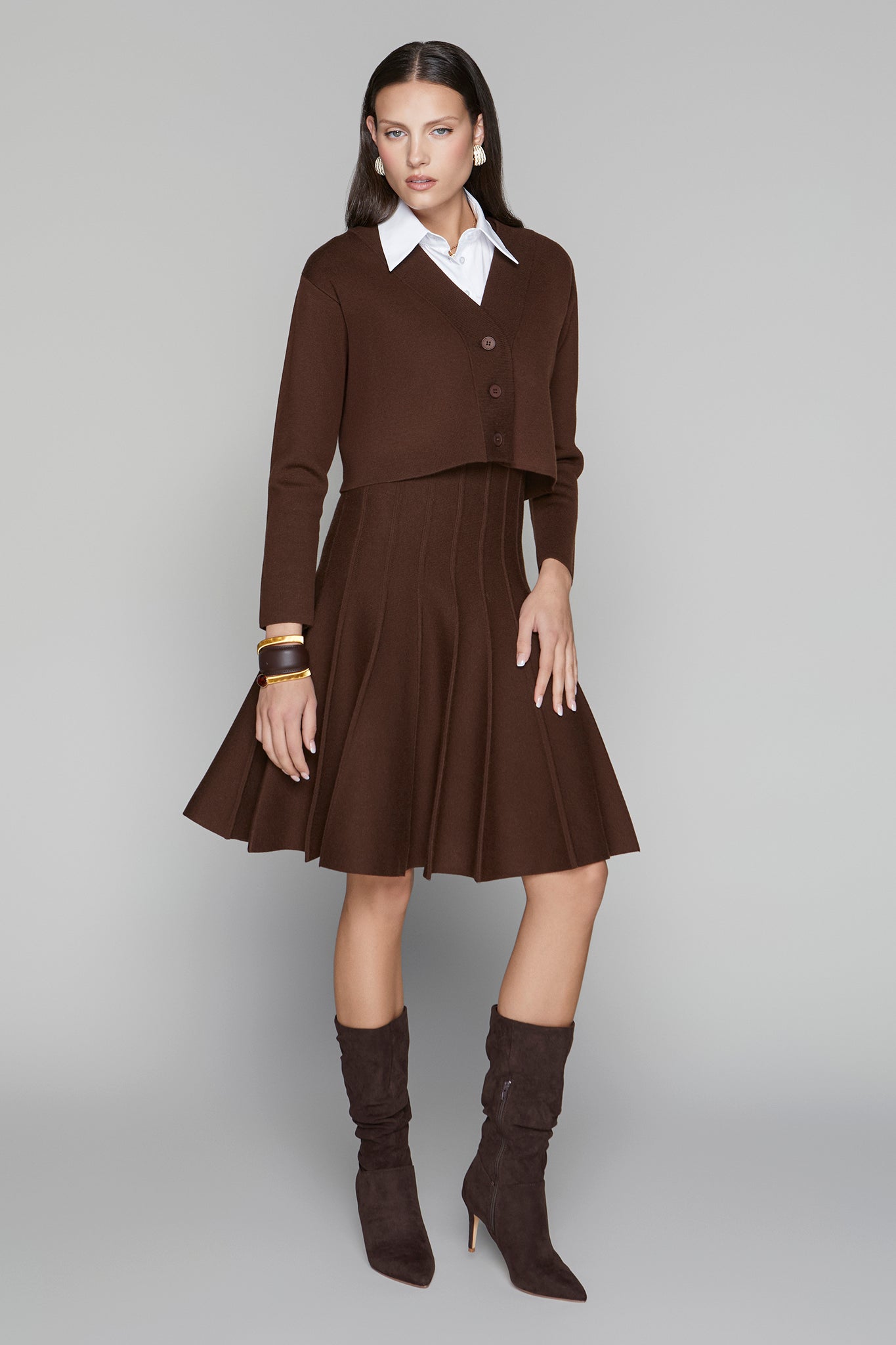 Calloway Dress in Maple