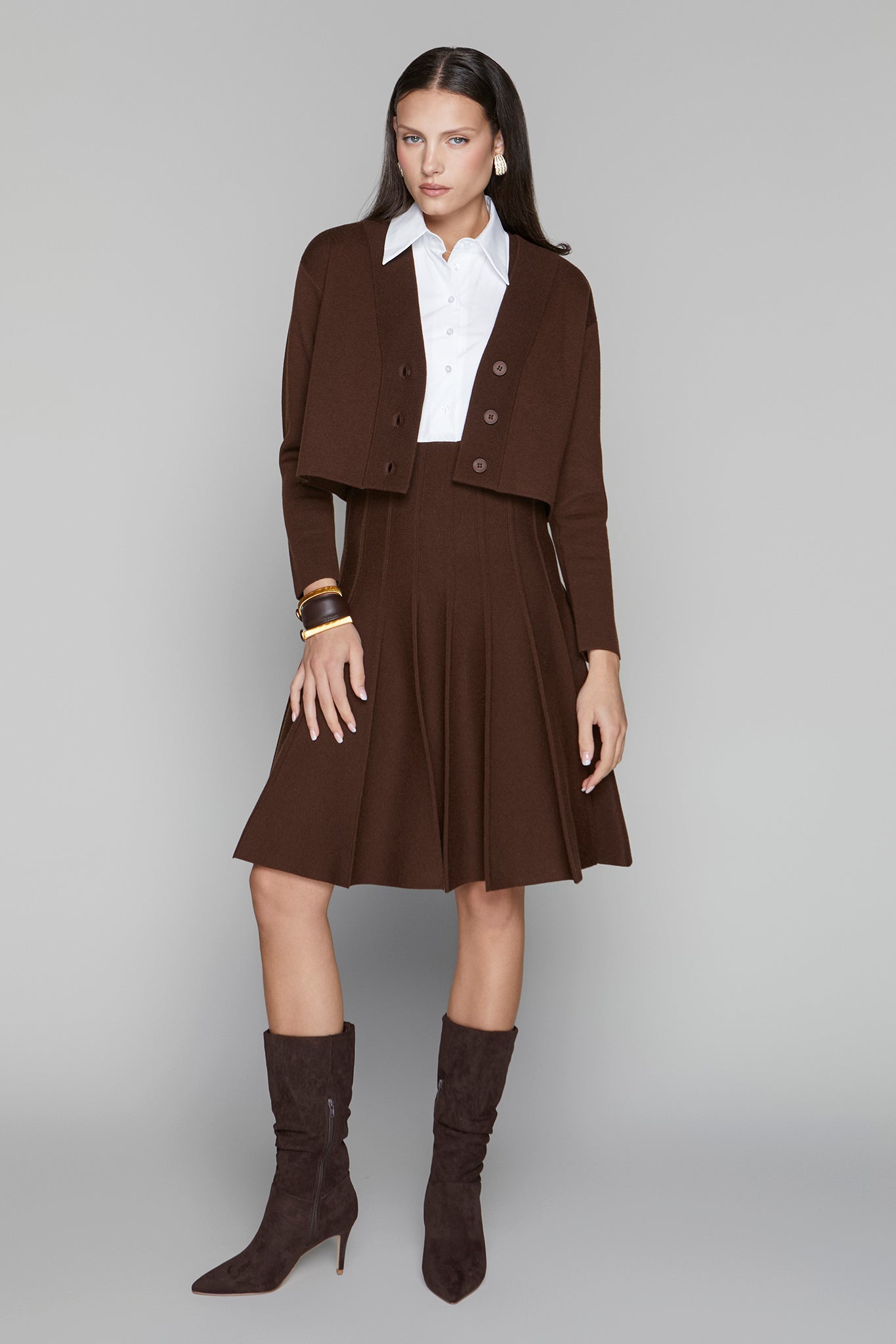 Calloway Dress in Maple